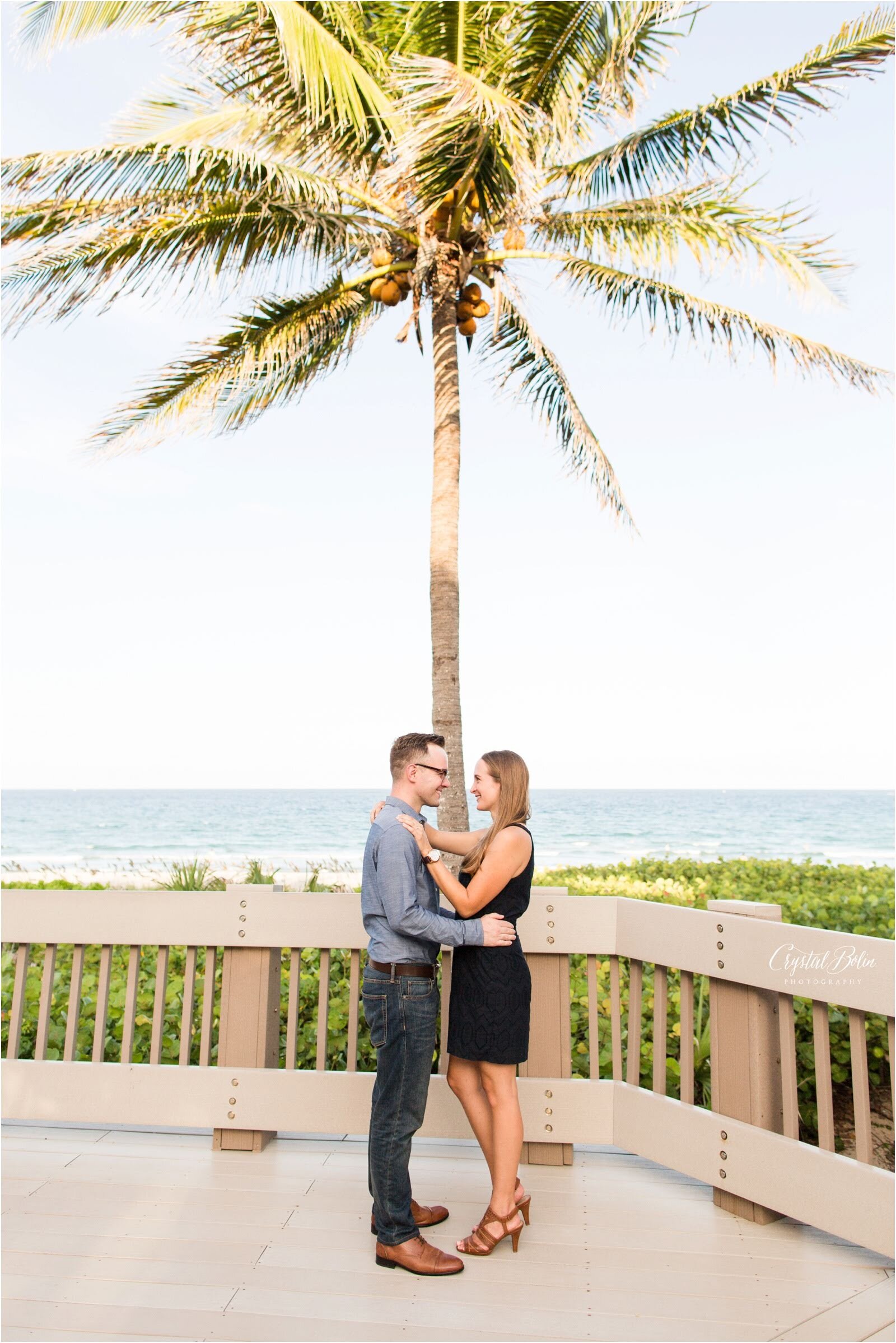 Red Reef Beach Engagement in Boca Raton, Florida