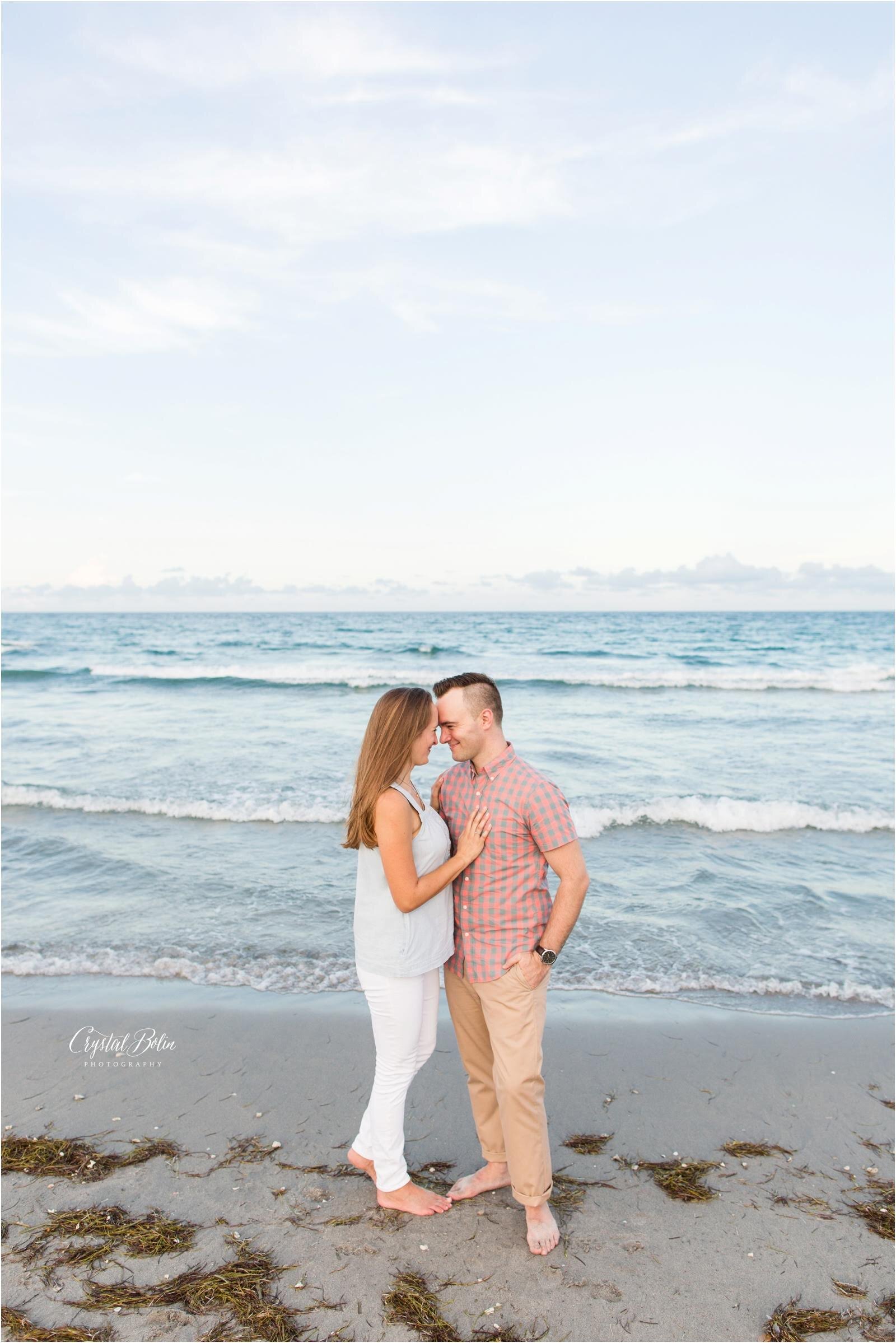 Red Reef Beach Engagement in Boca Raton, Florida