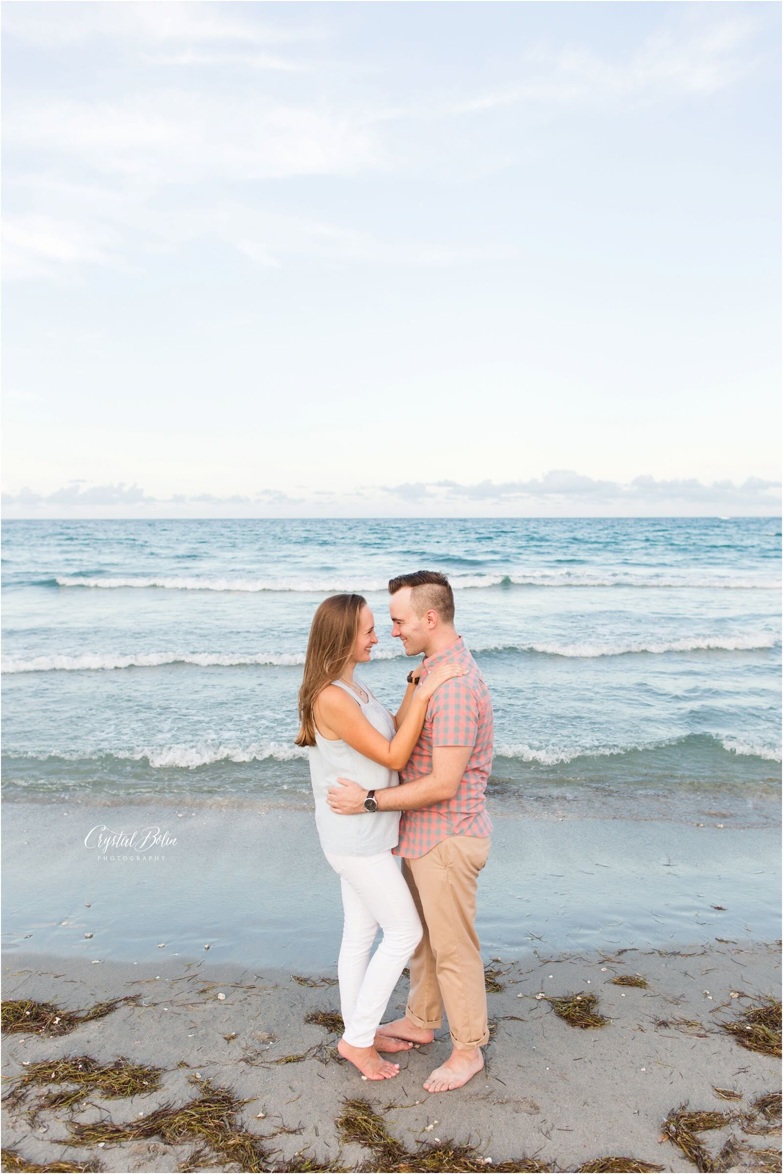 Red Reef Beach Engagement in Boca Raton, Florida