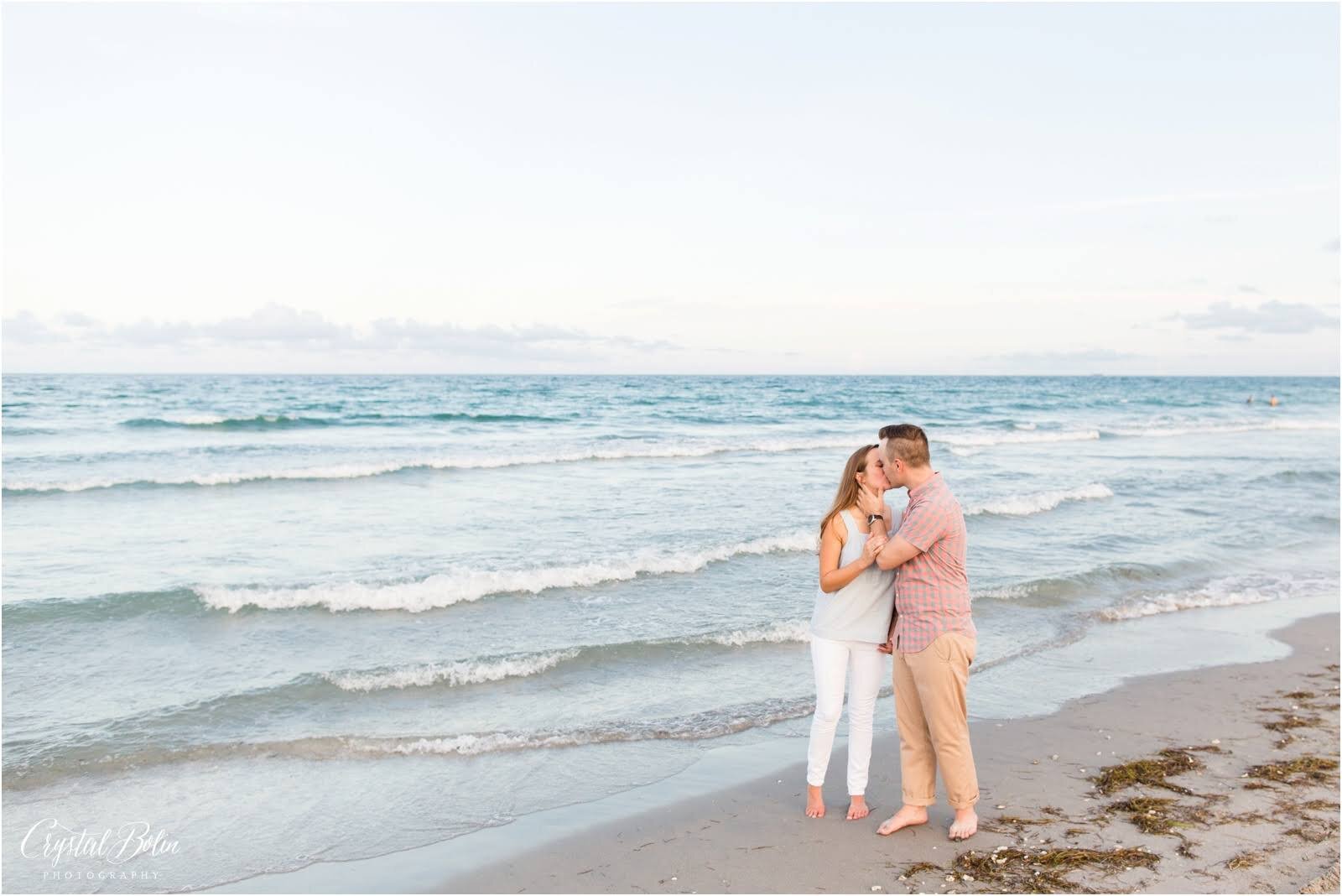 Red Reef Beach Engagement in Boca Raton, Florida