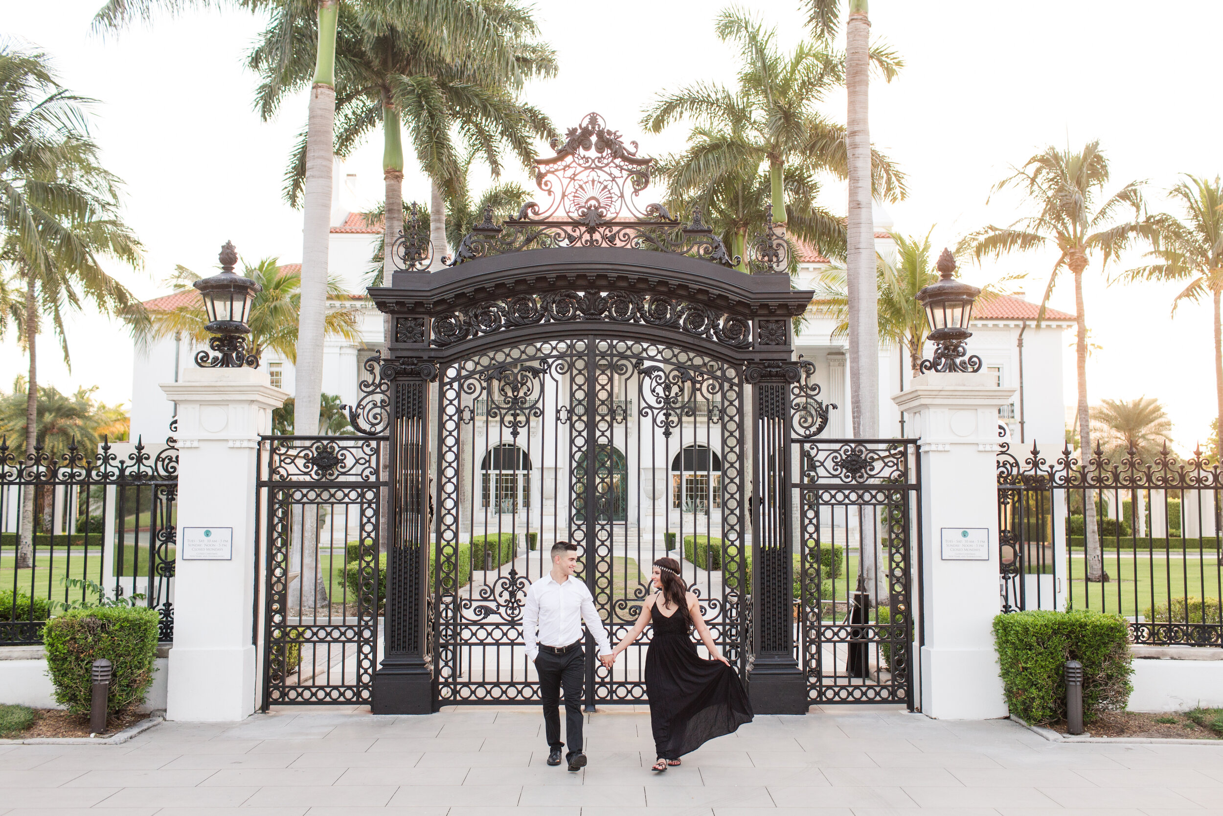 Danae + Ricky | Breezy Bohemian Engagement on Palm Beach, FL