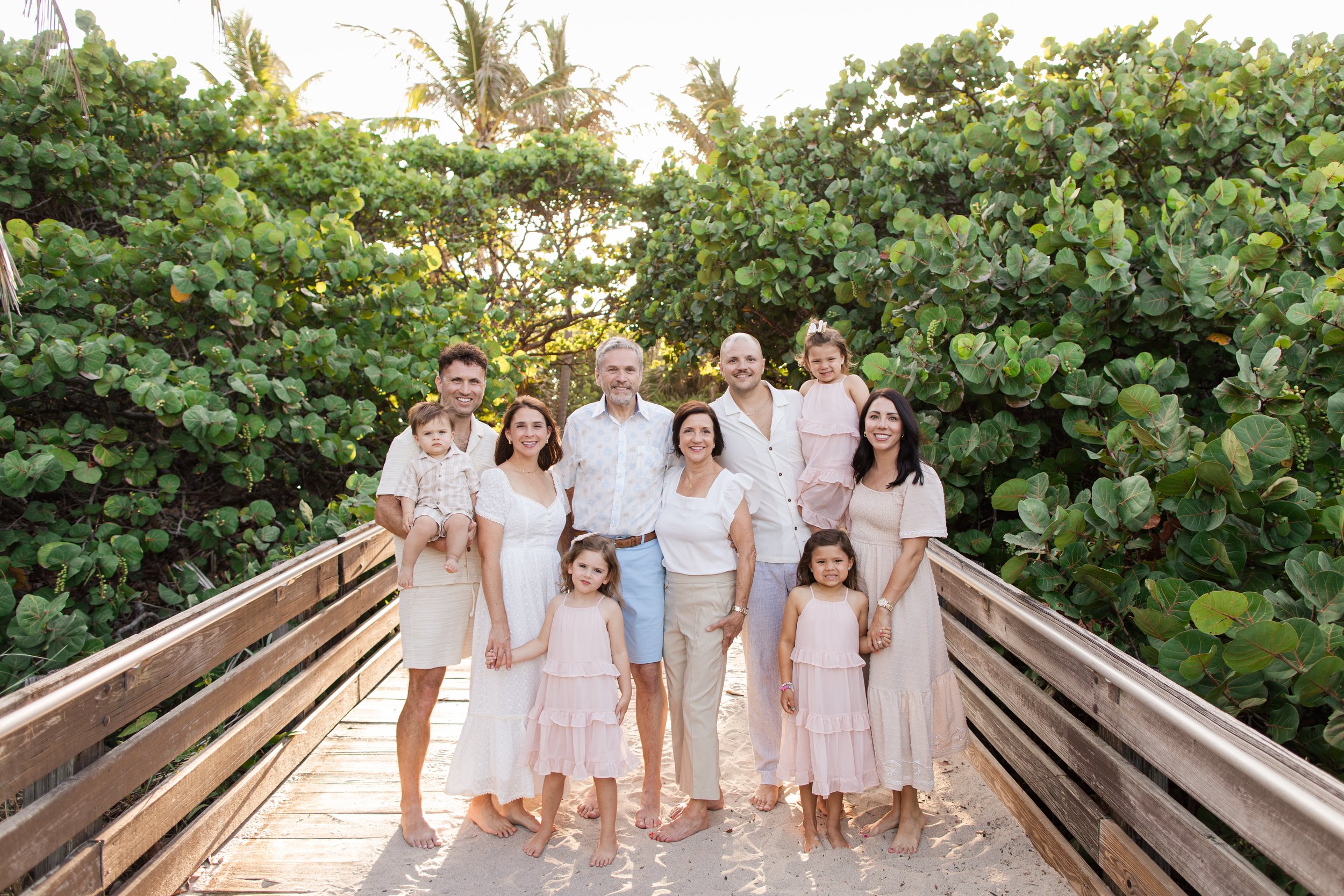 Summer Beach Family Portraits at Ocean Reef Park in Singer Island, Florida