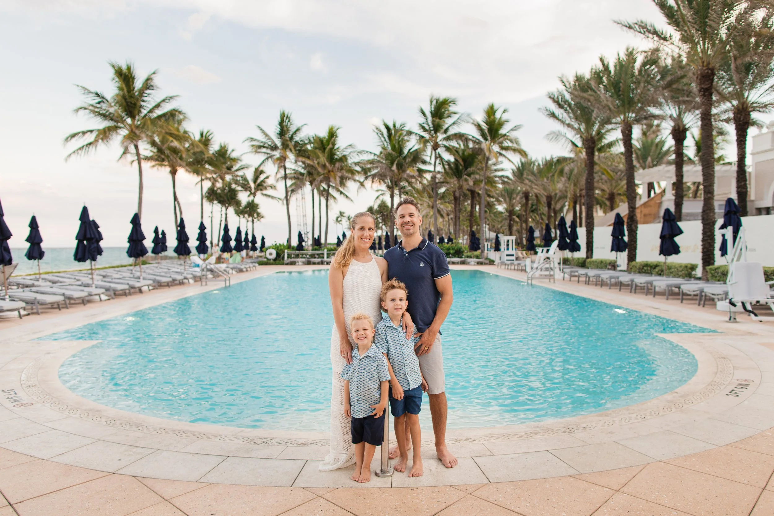 The Bucher Family | Family Beach Vacation Portraits at the Breakers Palm Beach, Florida