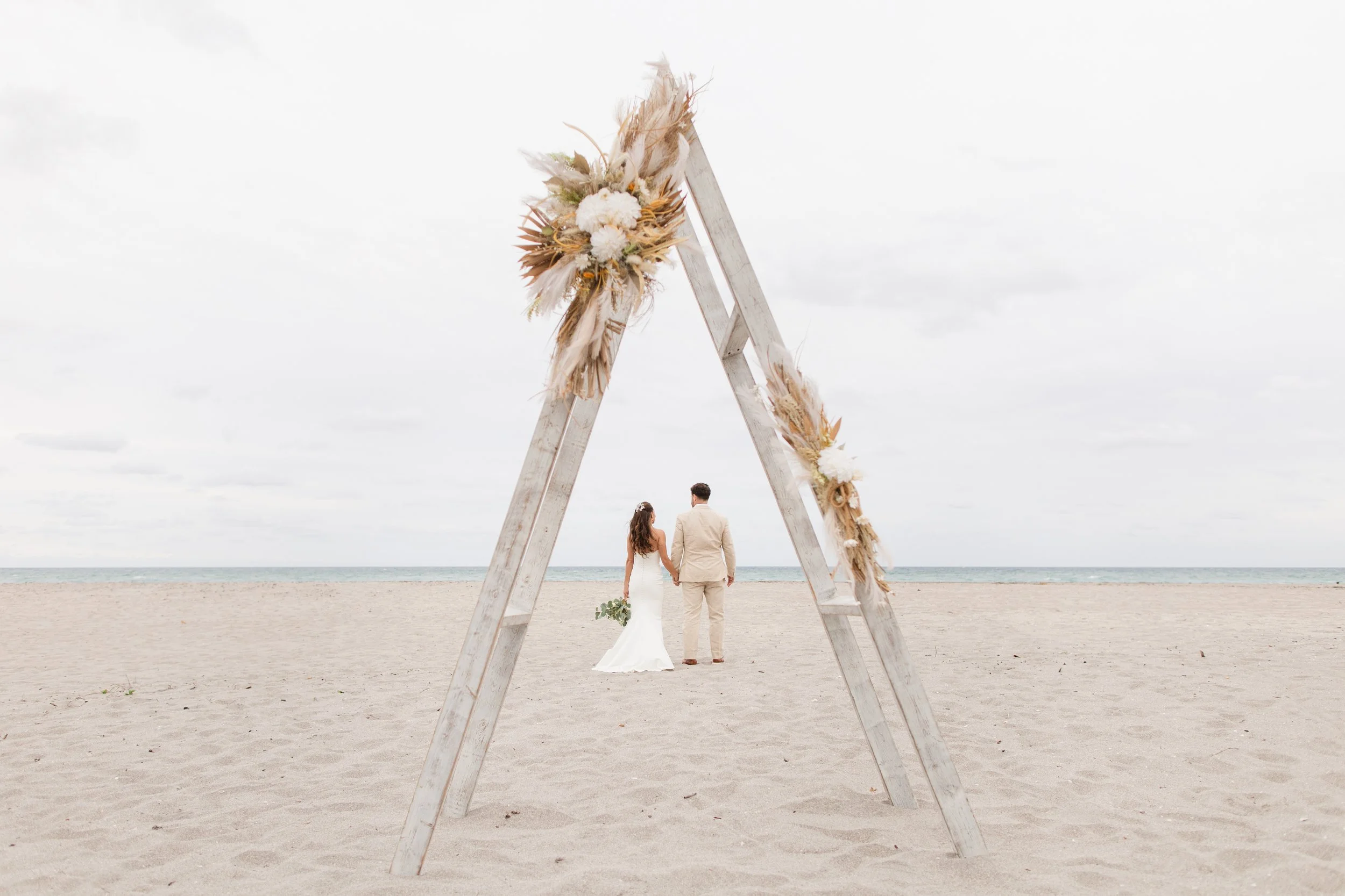 An Intimate Beach Wedding in Jupiter, Florida