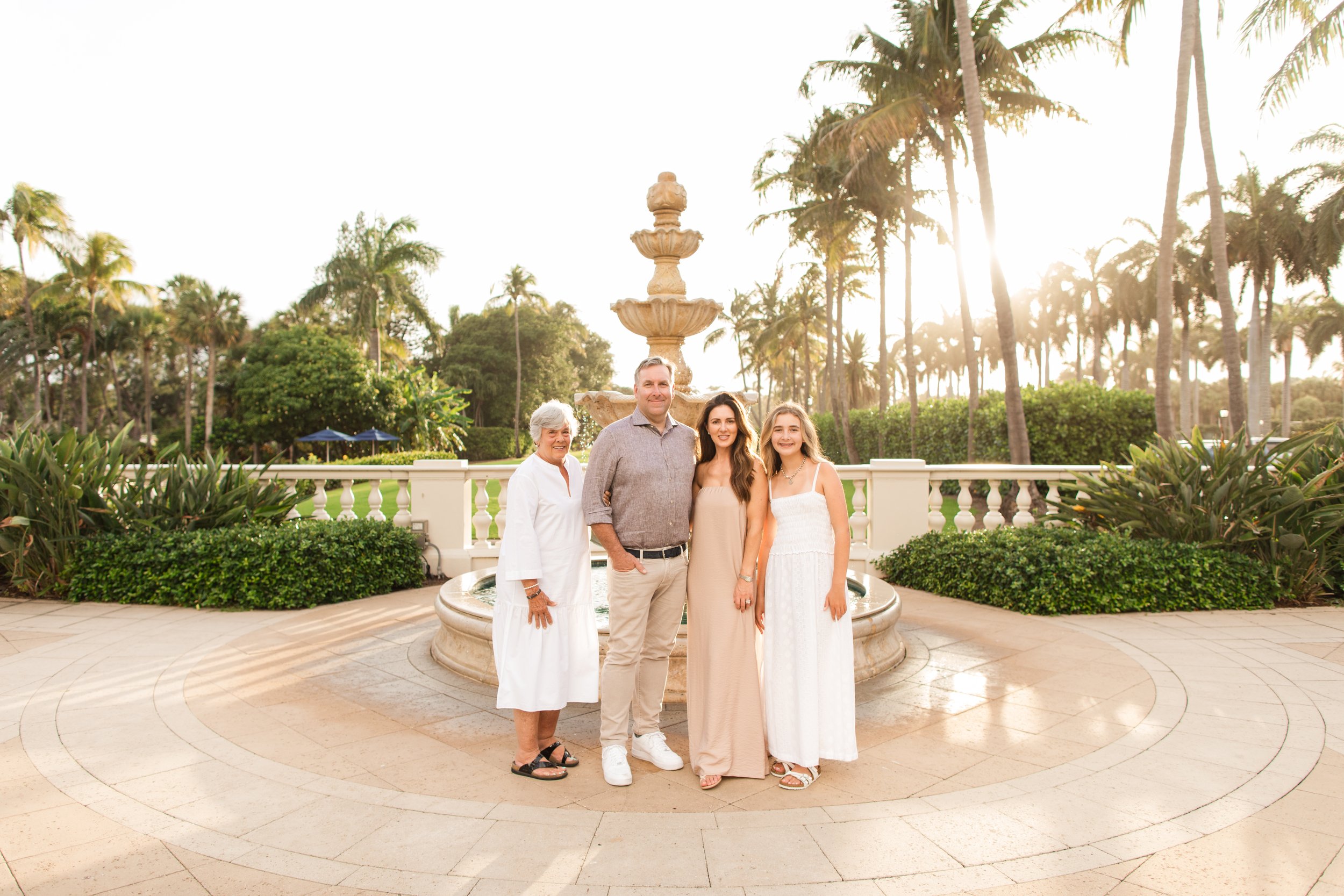 Family Vacation Portraits at the Breakers Palm Beach