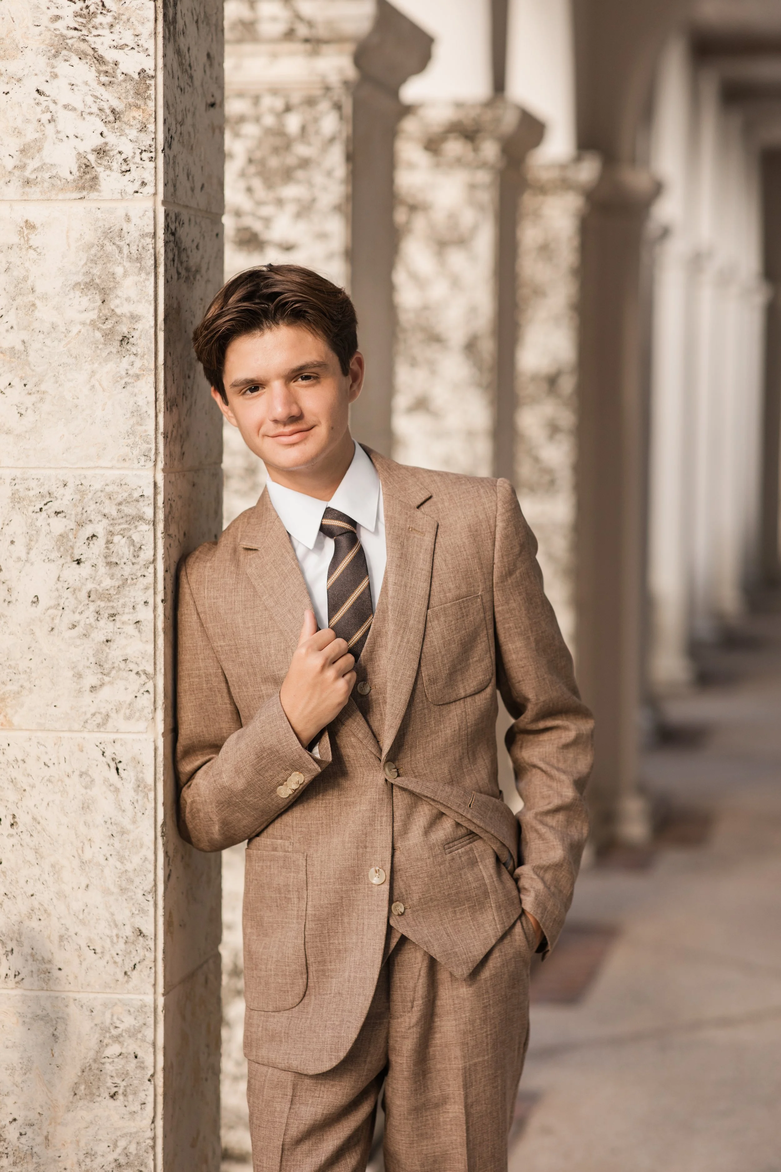 Matthew || Retro Palm Beach High-School Graduation Portraits