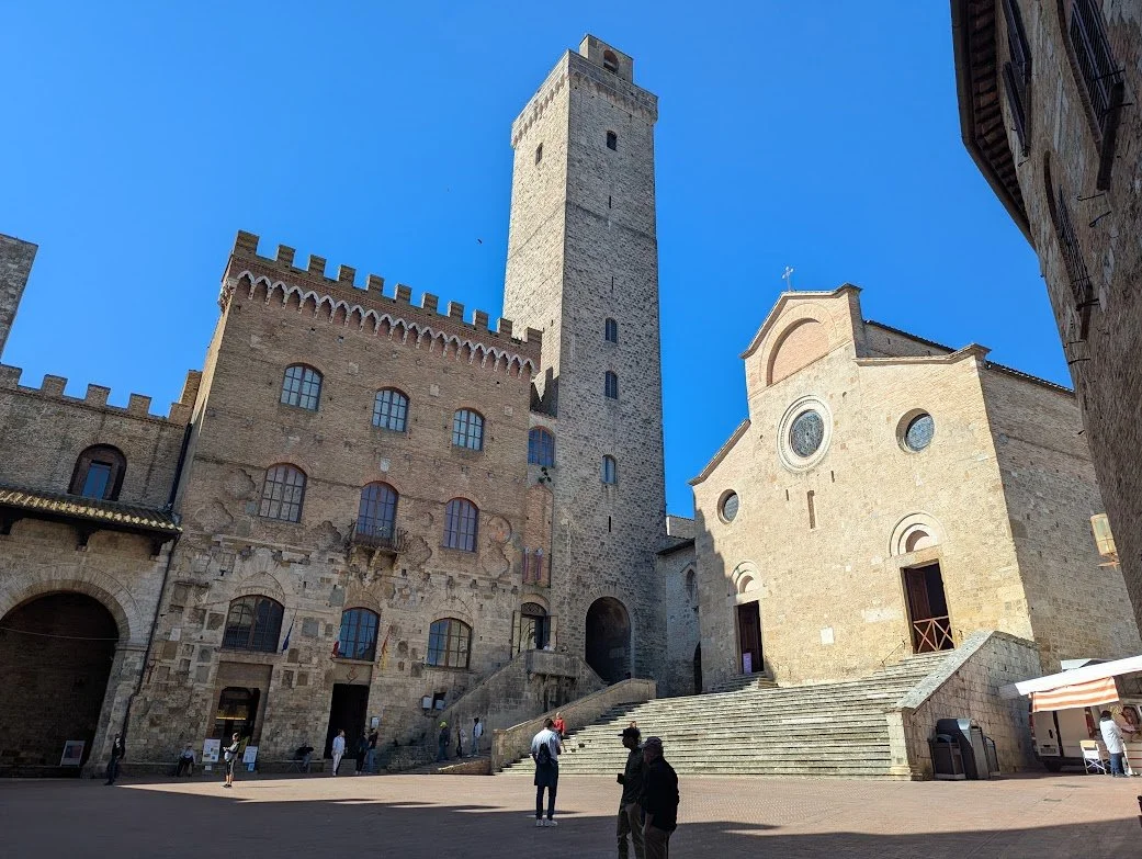 San Gimignano's Towers and Medieval Prominance Attract Visitors to its Scenic Hilltop - Italy