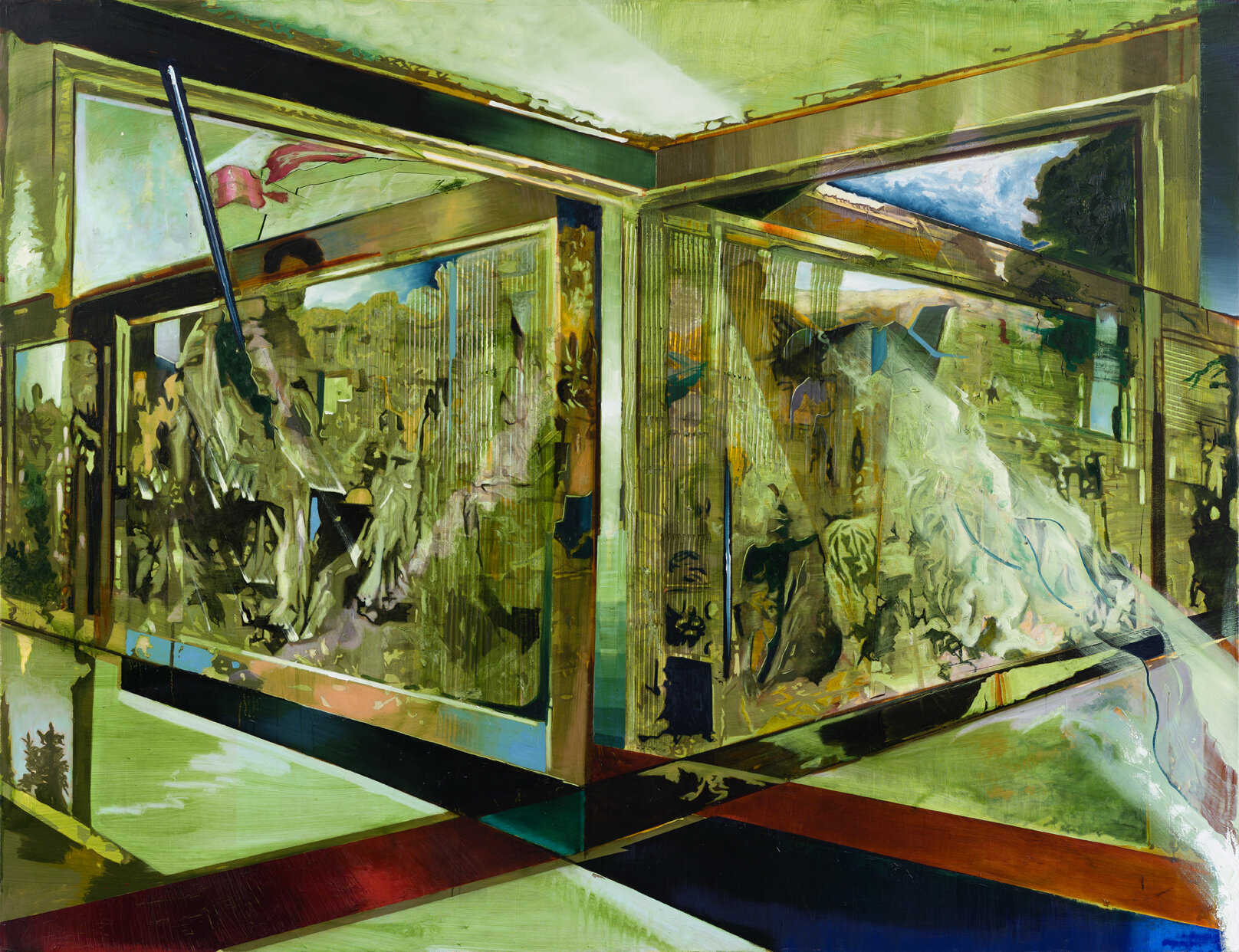 Transfiguration (2014), oil on canvas, 200x260 cm 