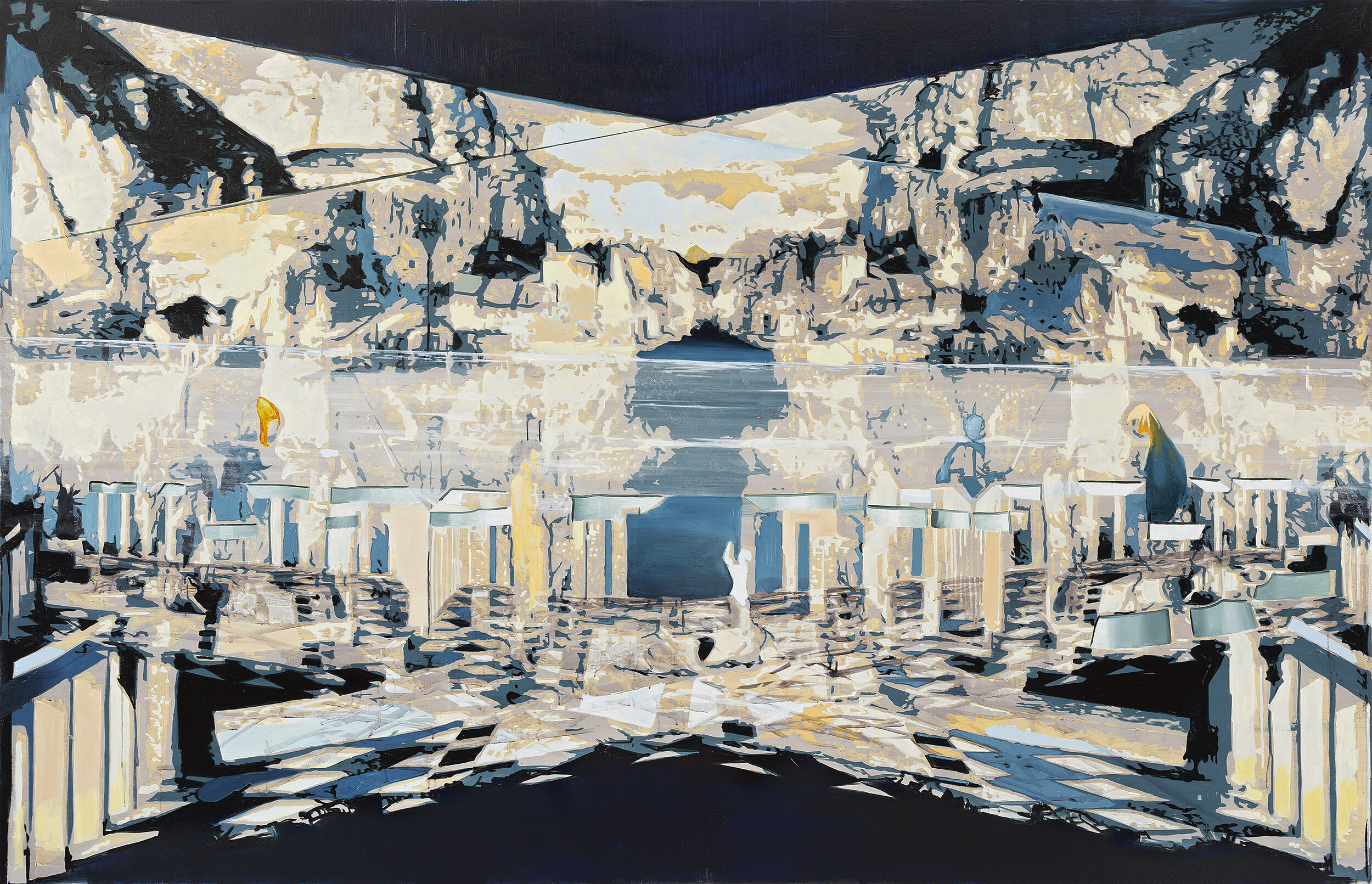 Transfiguration (2014) , oil on canvas, 175x270 cm