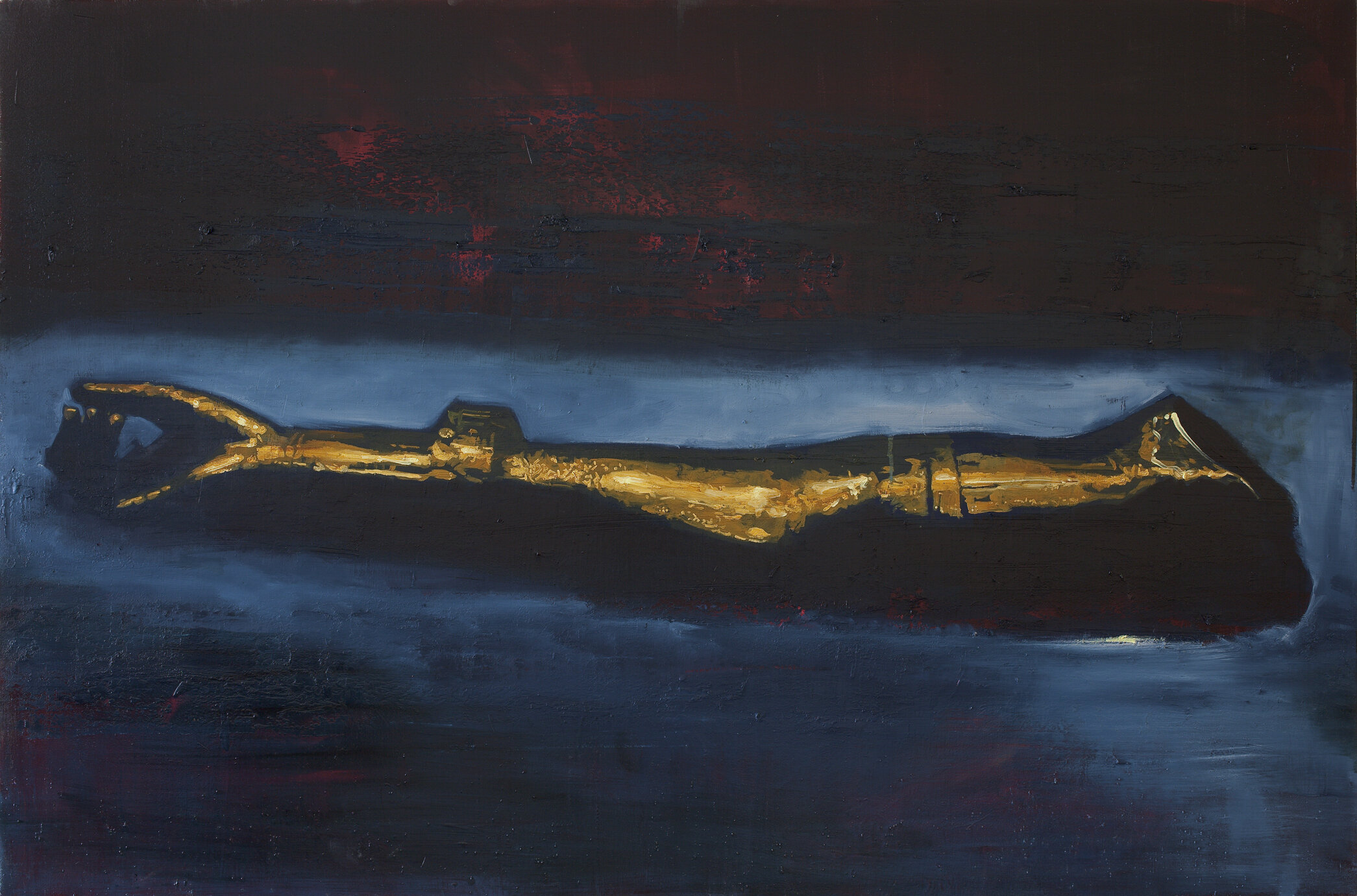 Arm (2011), oil on canvas, 100x150 cm