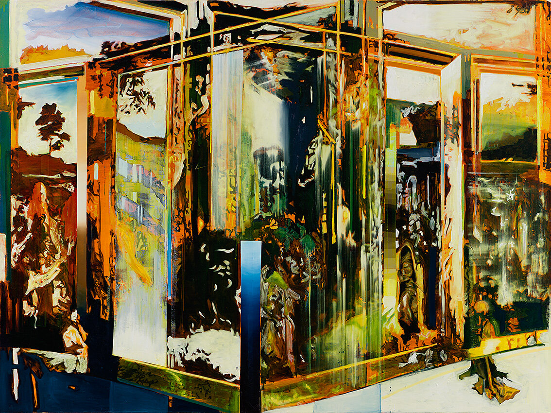 Transfiguration (2014), oil on canvas, 160x215 cm