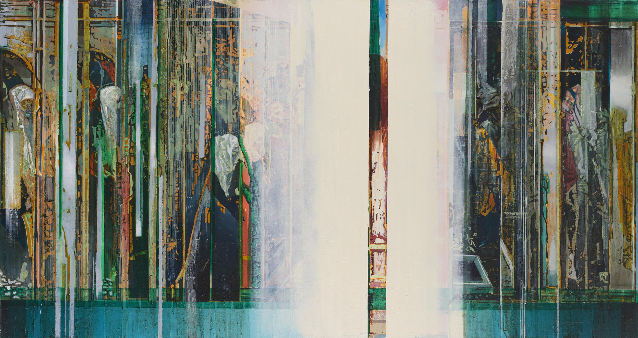 Conversion (2015) , oil on canvas,  160x300 cm