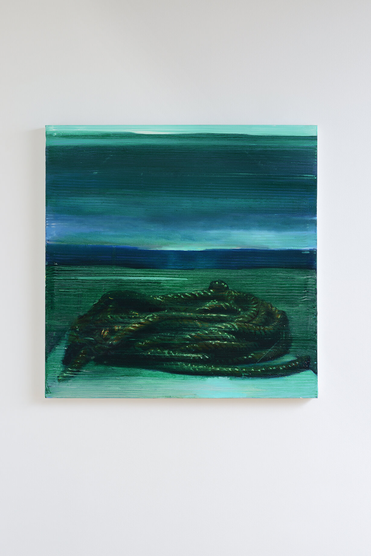   Length  , (2020), oil on canvas,100x100 cm    