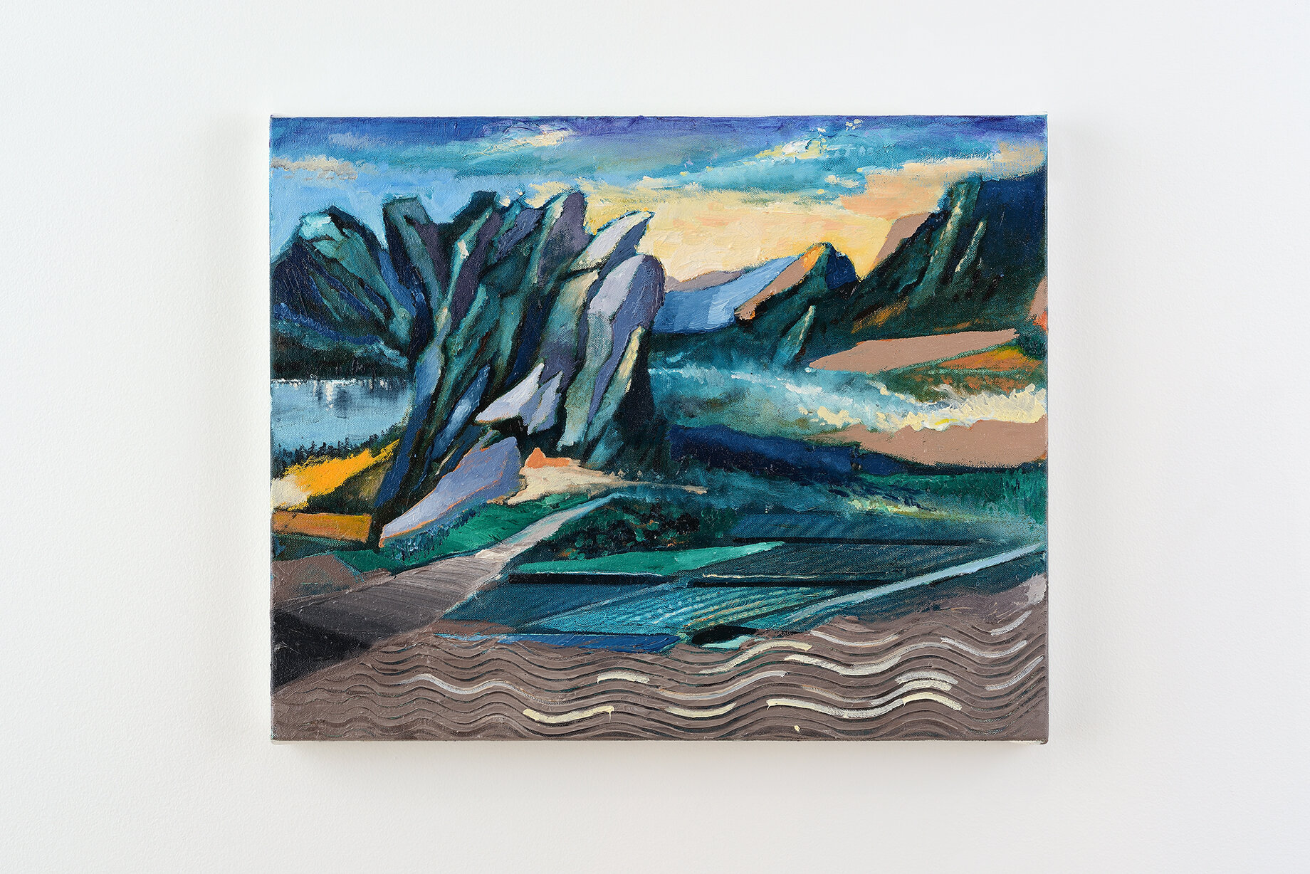   Valley  (2020),    oil on canvas, 50x40x3 cm       