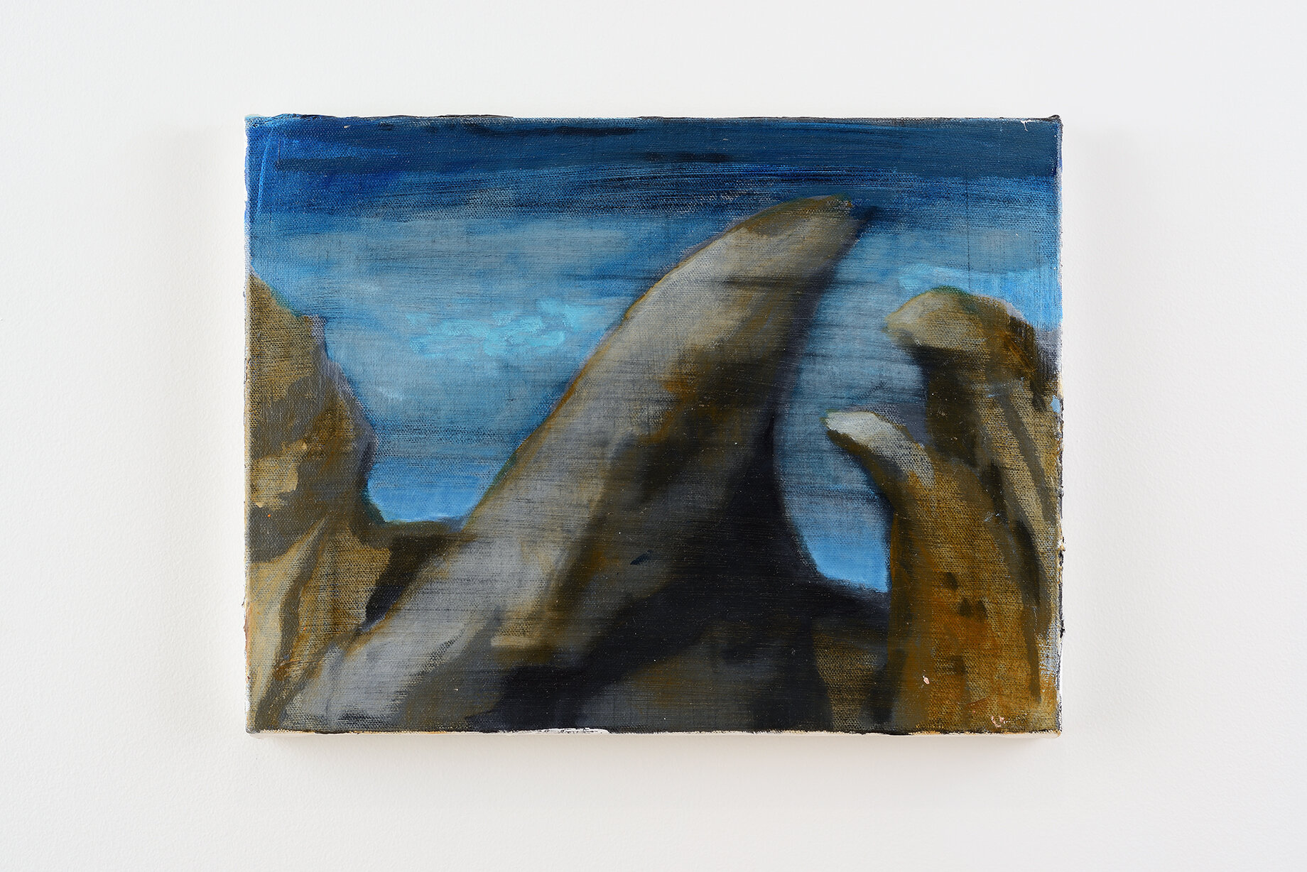   Curve  , (2020), oil on canvas, 30x40 cm 