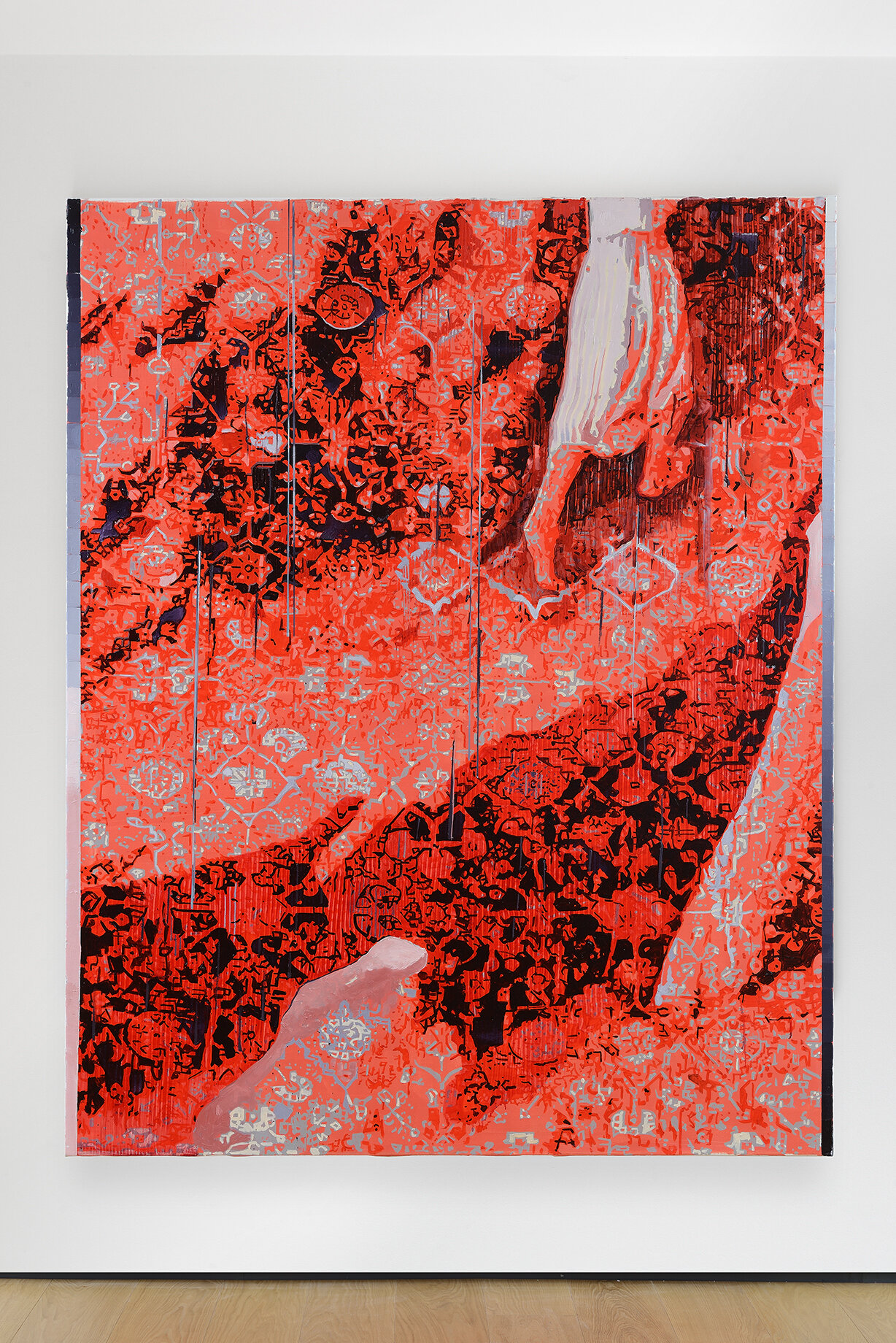   Slope VI , (2020), oil on canvas, 200x160 cm 