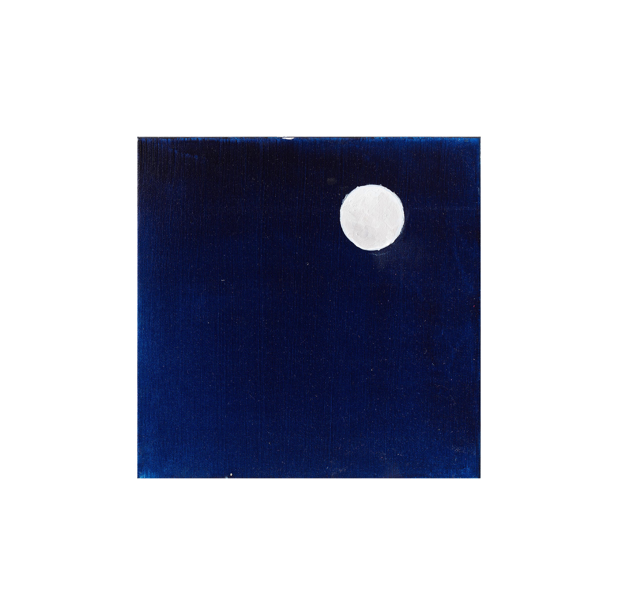   Moon II (2022)    oil on canvas 30x30 cm    