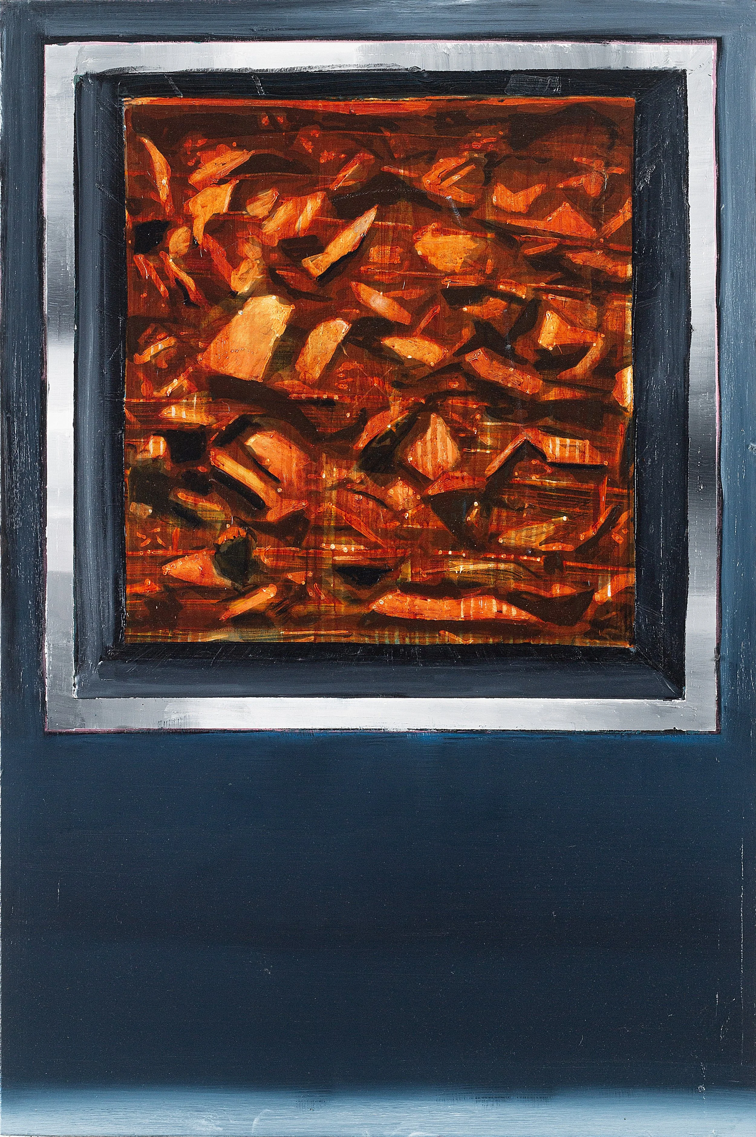 Bird Stone 1, 2026, oil on canvas, 120x80 cm