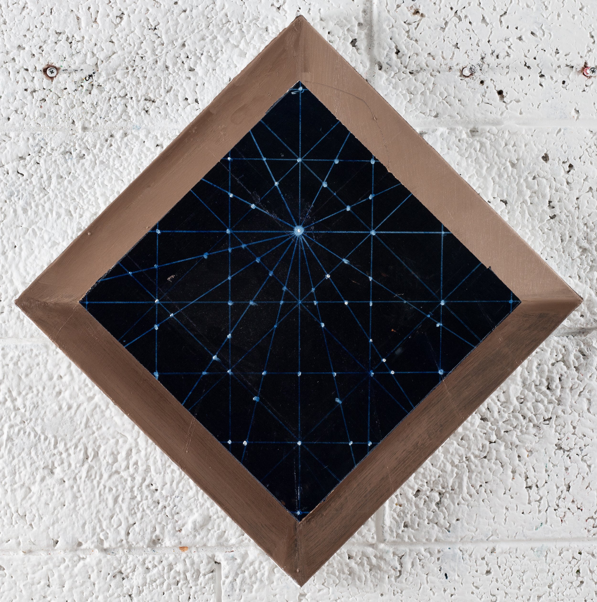 Constellation 4, 2025, 40x40 oil on canvas