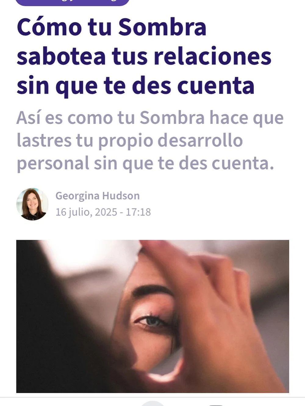 A veces no es que falte amor, sino que sobra protección.
Ocultamos lo que más quiere ser visto: la ternura, el miedo, las ganas de conectar.
Y cuanto más lo escondemos, más lejos nos sentimos.
Si hoy notas distancia, preg&