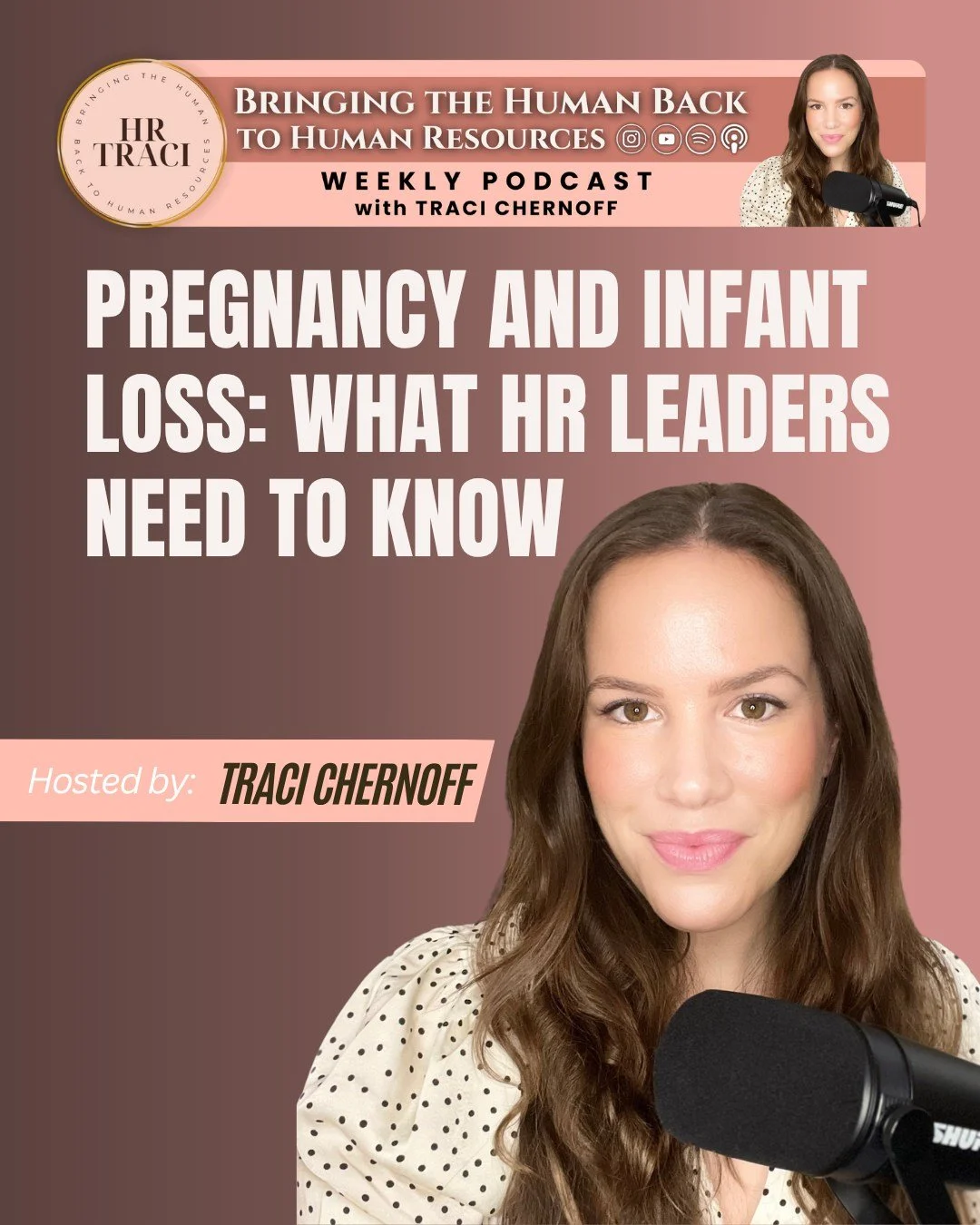 One in four pregnancies ends in loss.
Content warning: This post and the episode discusses pregnancy loss, miscarriage, stillbirth, and infant death.
That means someone on your team has likely experienced this.
Yet most HR leaders have no idea how