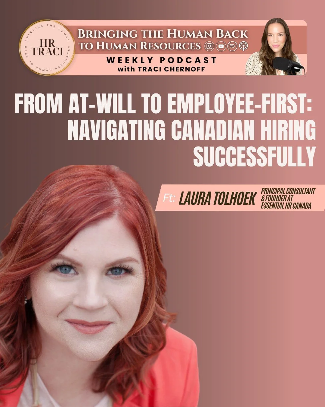 Your Canadian hiring strategy is probably broken.

(And you don't even know it yet.)

This week I talked with Laura Tolhoek from Essential HR about what happens when US companies cross the border to hire.

The reality? Employment law in Canada isn't 