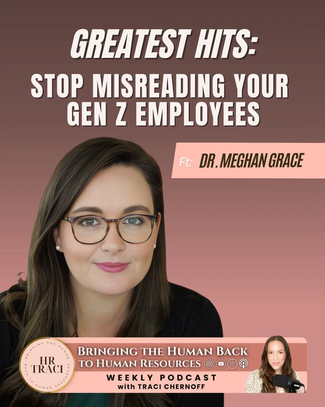What do you actually know about Gen Z at work, beyond the stereotypes?

Dr. @meghanmgrace  has spent a decade researching this generation and the data might surprise you. 

This Greatest Hits episode of Bringing the Human Back to Human Resources brin