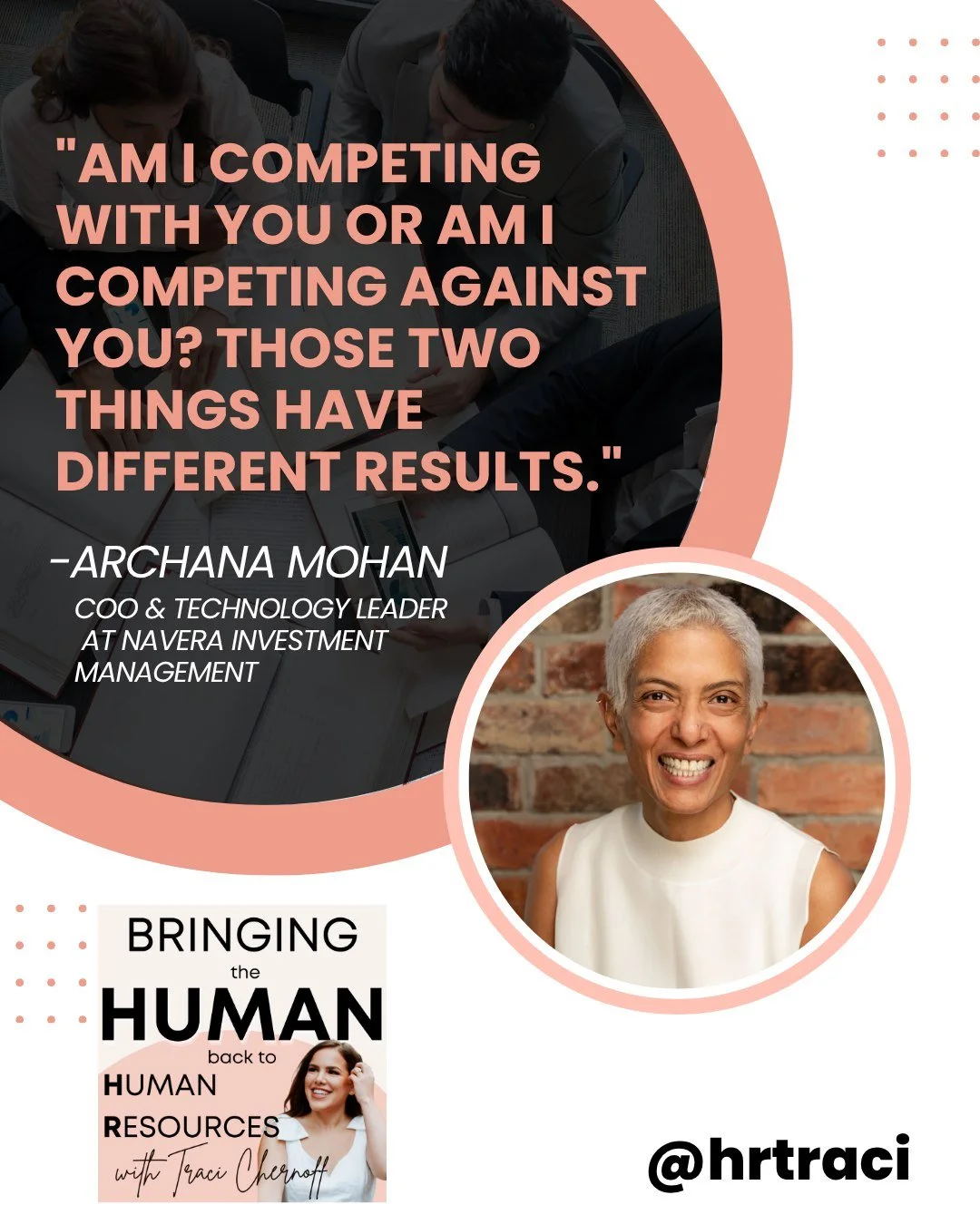 Most of us were never taught to collaborate. We were taught to compete.

And then we walked into the workplace and wondered why working with other people felt so hard.

This week on the Bringing the Human back to Human Resources podcast, I sat down w