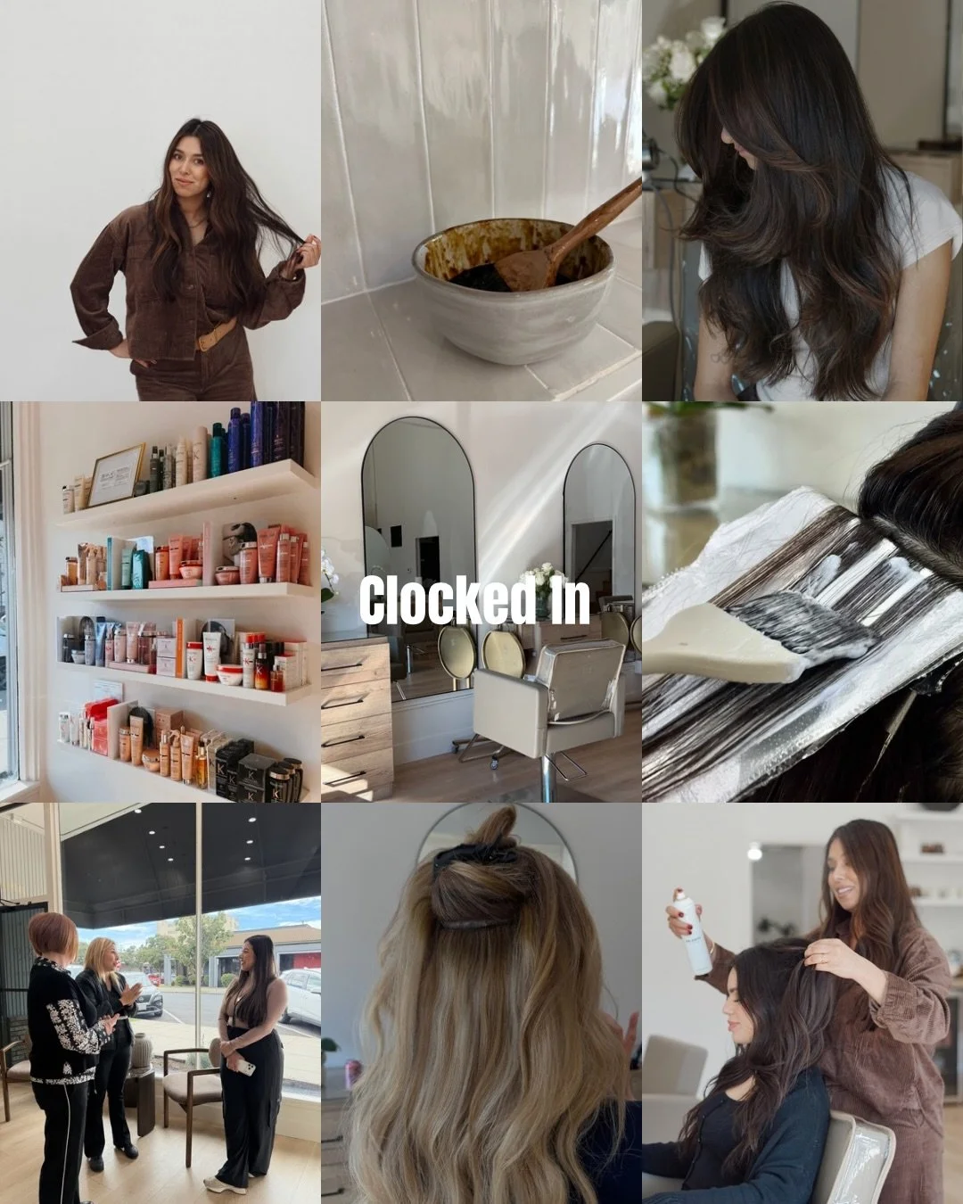 Clocked in vs Out 

When I&rsquo;m working, I&rsquo;m all in! Creating, connecting &amp; locked into every detail &amp; when I&rsquo;m off, I&rsquo;m home, present &amp; recharging with my family 

grateful I get to have both 🤍

 #clockedinclockedou