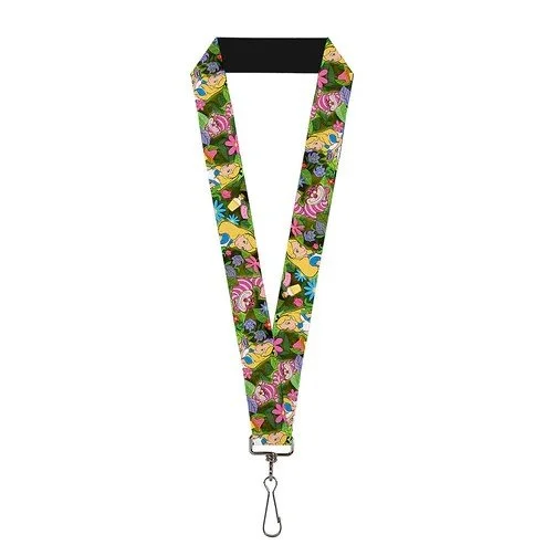 Alice in Wonderland Buckle-Down Lanyard