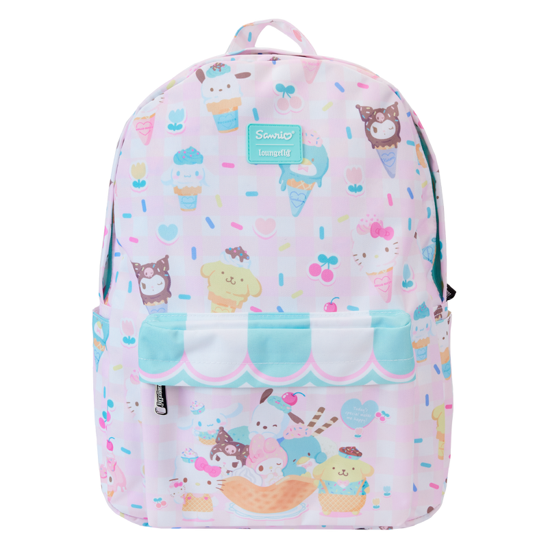 Hello Kitty and Friends Full Size Nylon Backpack  Whimsical Wishes