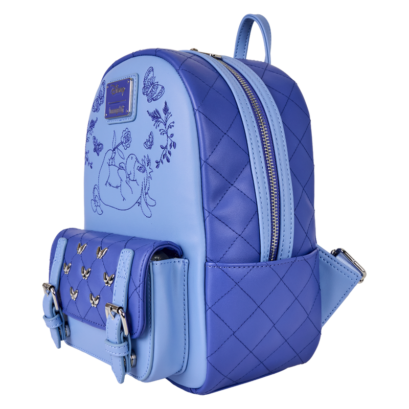 Winnie The Pooh Floral Eeyore Quilted Texture Mini Backpack, , hi-res.png