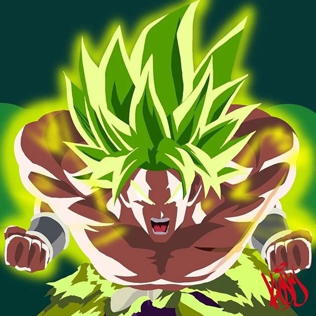 I grew up drawing #dragonballz and I remember people laughing at my poorly draw #broly or #goku look at me now. #dragonballsuper #dragonballsuperbroly #supersaiyan