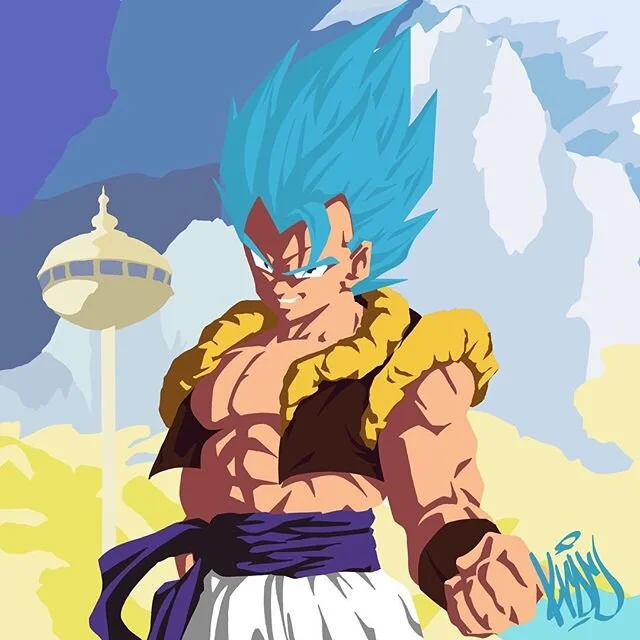#gogeta #dbz #dragonballsuper #dragonballsuperbroly #fusion #ssj