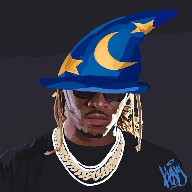 Sometimes you hear a hilarious idea and gotta make it happen. #future #wizrd #krocportraits #pvtstck #5kdseries