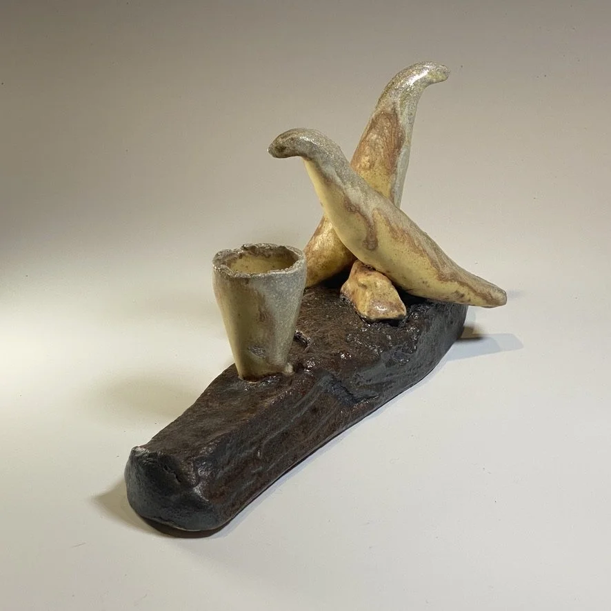 RJ Bird Candle Holder 9x4x5
