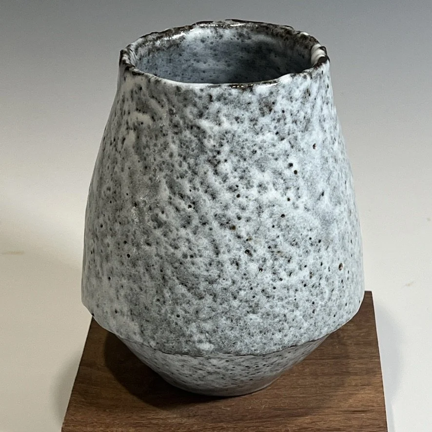 Nuka Glazed Thrown Vase