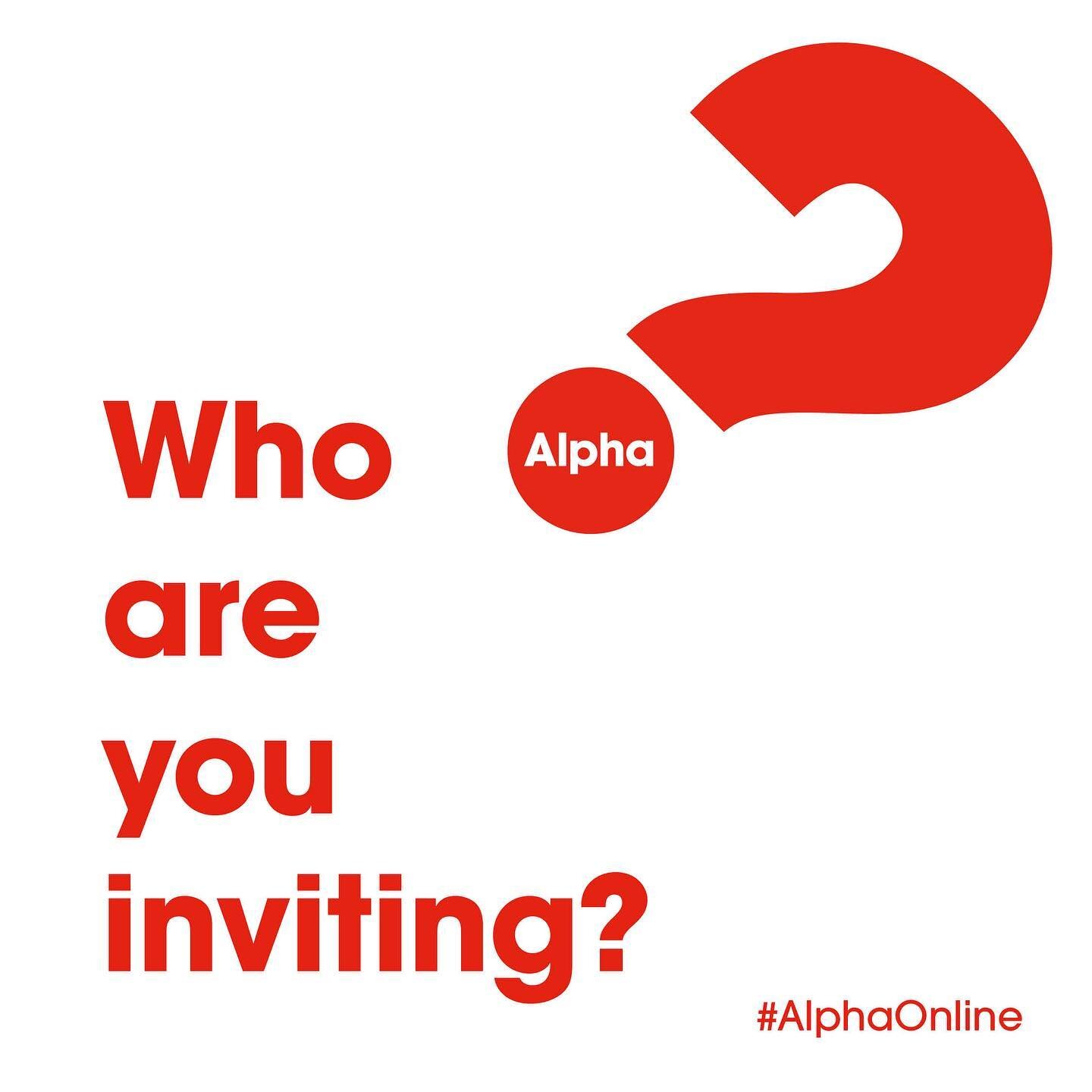 Have you thought about who you could invite to the Alpha course?! It&rsquo;s much more fun with friends! All are welcome - sign up through the link in our bio. We start next week!