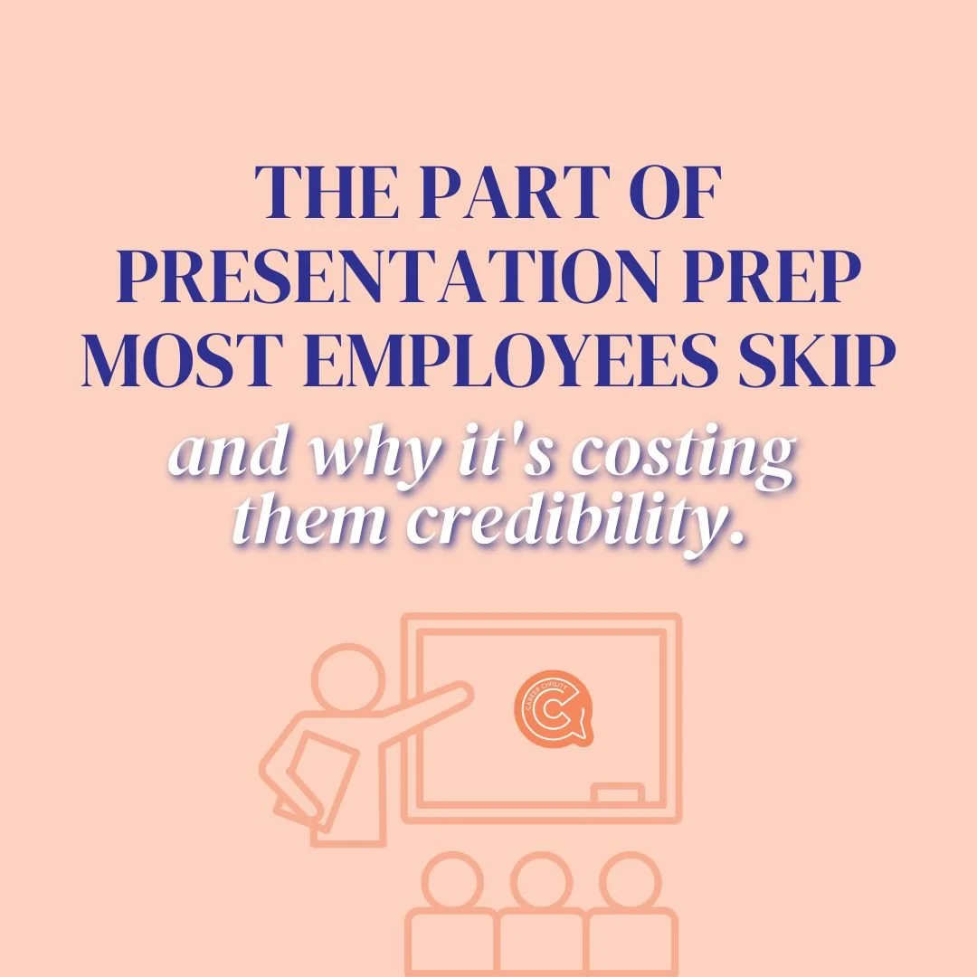 Presentation Skills Start With the People, Not the Slides