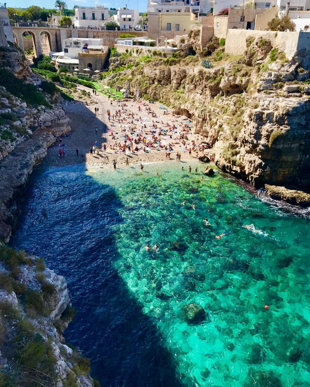 People watching. #polignanoamare #puglia #italy #travel