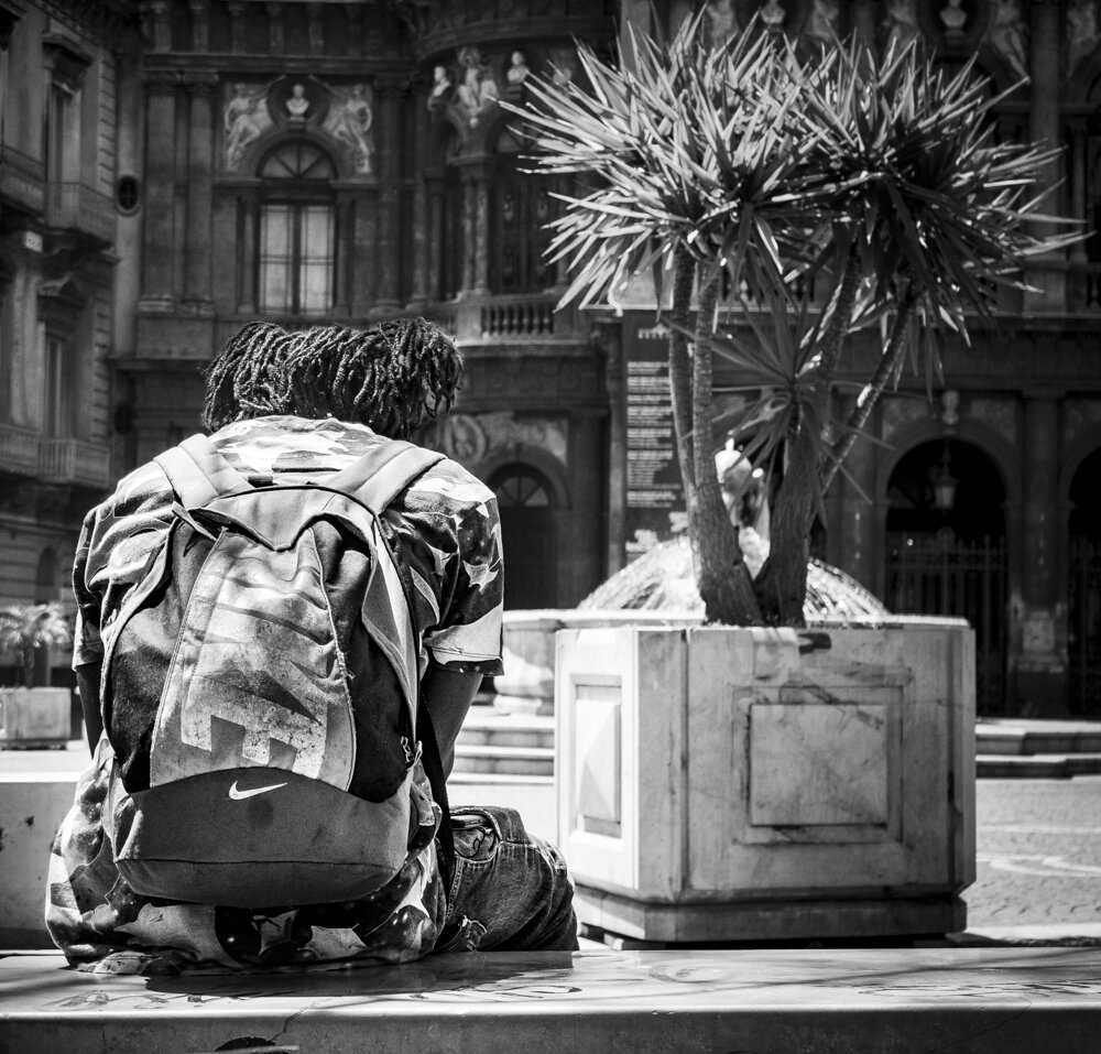   Gio - Gambia   “As the boat was going down, they were trying to make contact with the coastguard on the walkie talkie, but they are not speaking English, and the coastguard is needing them to be speaking English, so they ask if anyone on the boat i