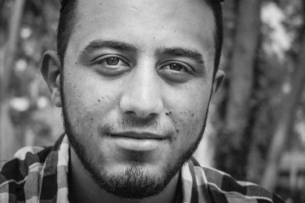   Mahmoud   “I arrived in Italy on December 1st, 2016, so only a few months now. I don’t know if it is better or not yet. I am looking for a future, for a new life.   It’s very bad in Syria you know, I can’t stay there anymore. It’s bad what happened