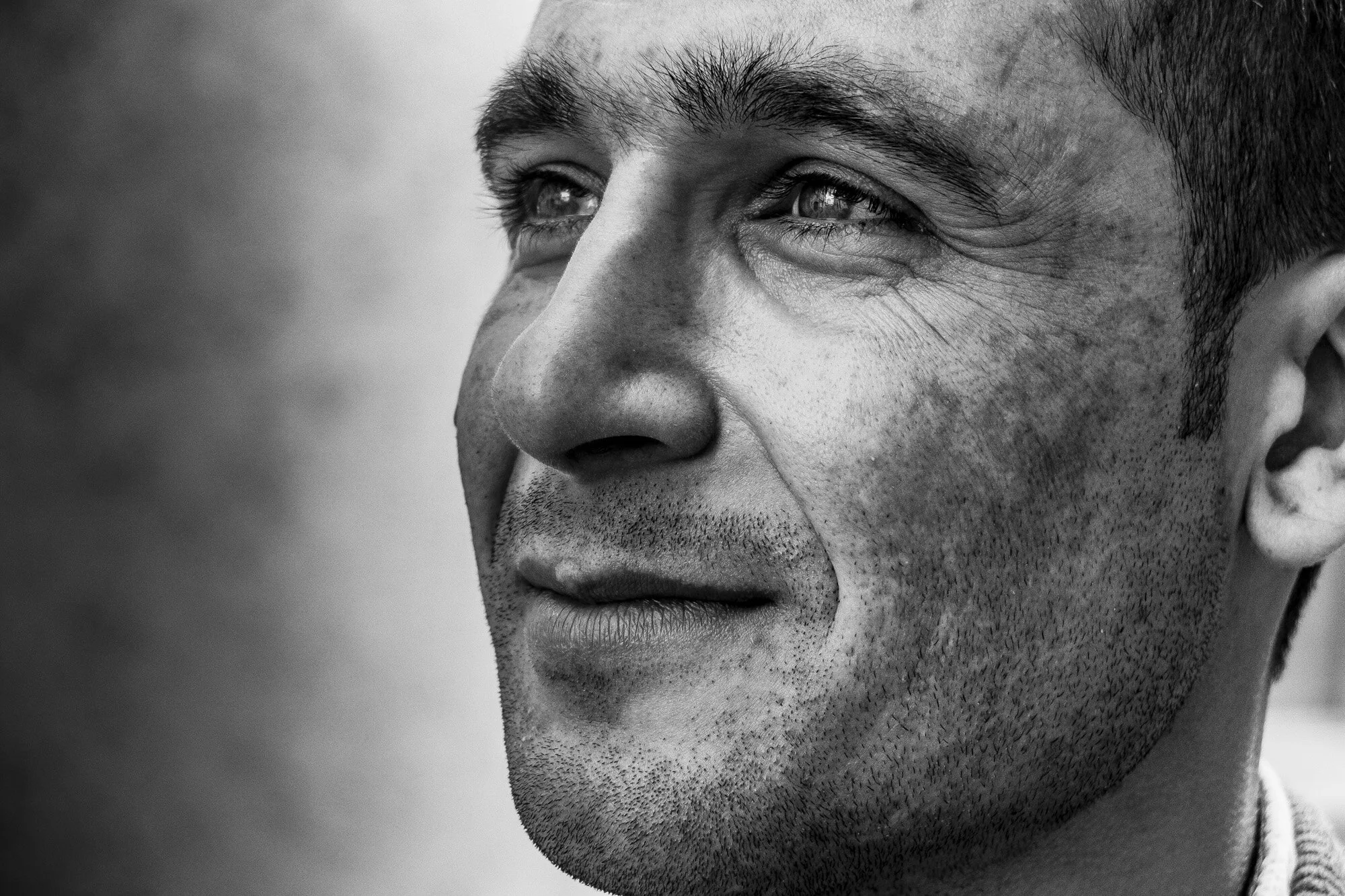   Kaiz   From Afghanistan, photographed in Northern Italy after his English lesson, opted not to share his story for fear of reliving it. 