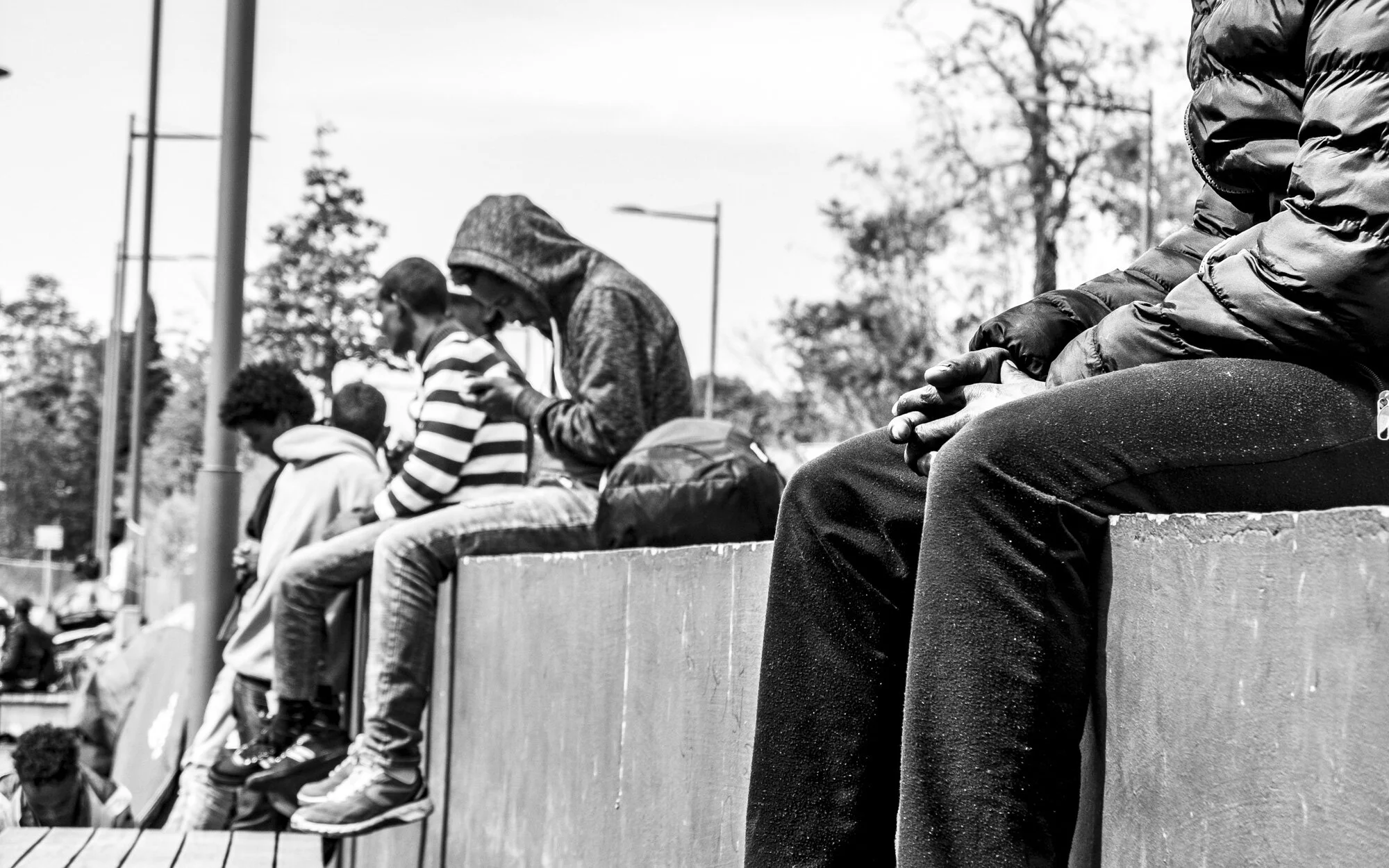   A Waiting Game   Being a refugee means a lot of waiting, as those being looked after by Baobab experience for months. 