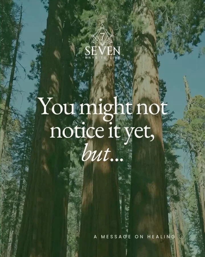 Healing isn&rsquo;t always linear. Swipe to the end for tips to take with you on your healing journey.  . . .  #SevenWaysToLive #MentalHealthAwareness #YouAreNotAlone #SelfCare #Depression #anxiety #mentalhealth #community #healing #hope #positivity 