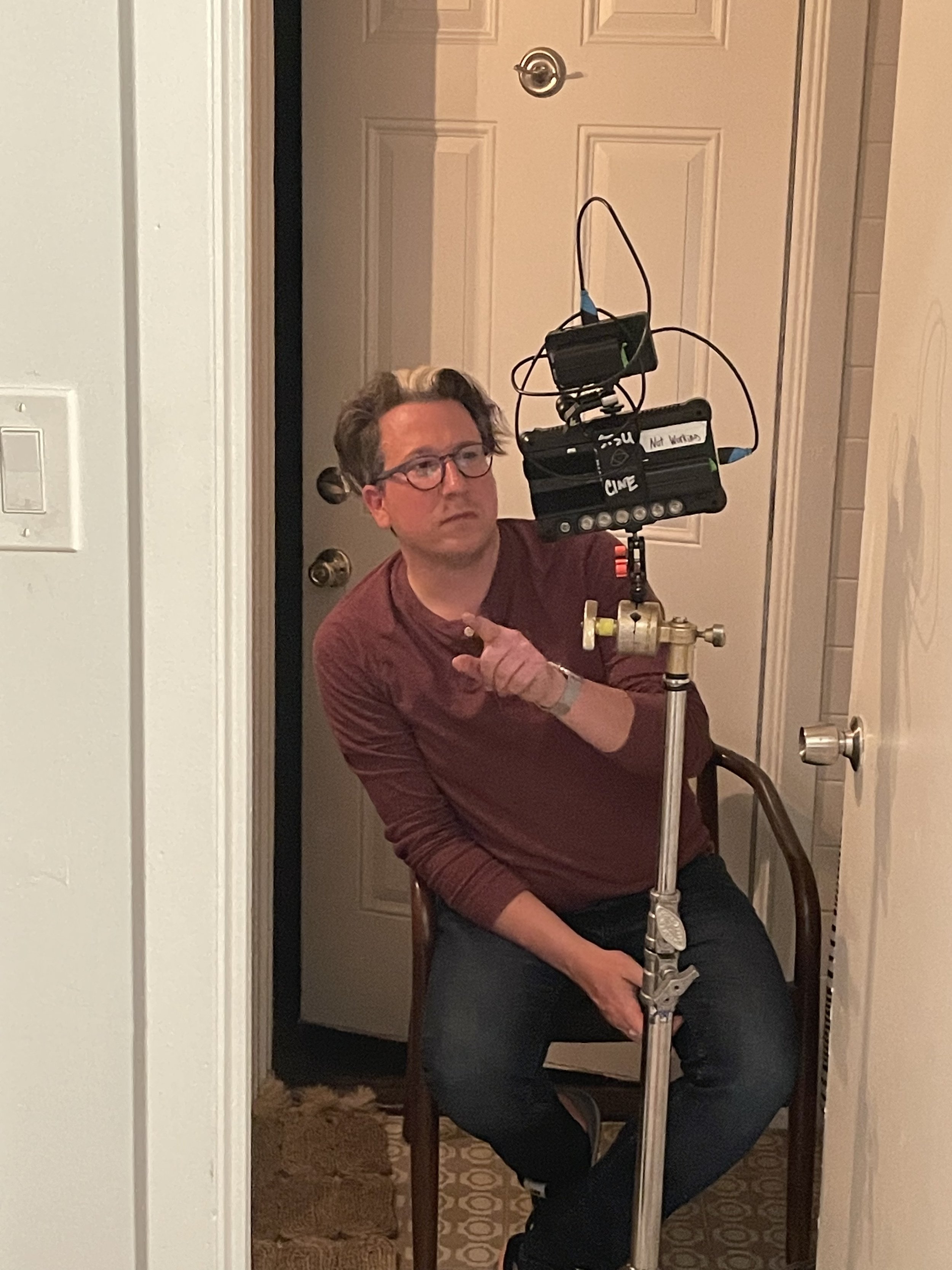 J is "directing" DJ.