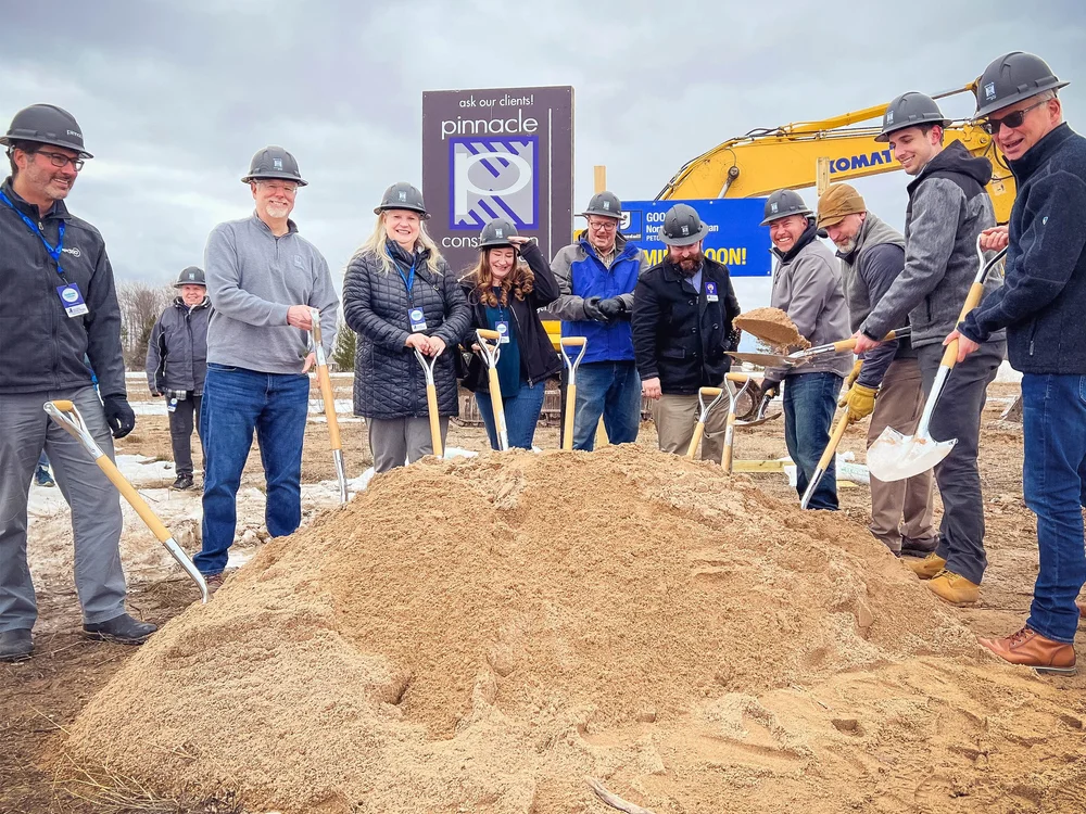 Pinnacle Construction threw us a great groundbreaking!