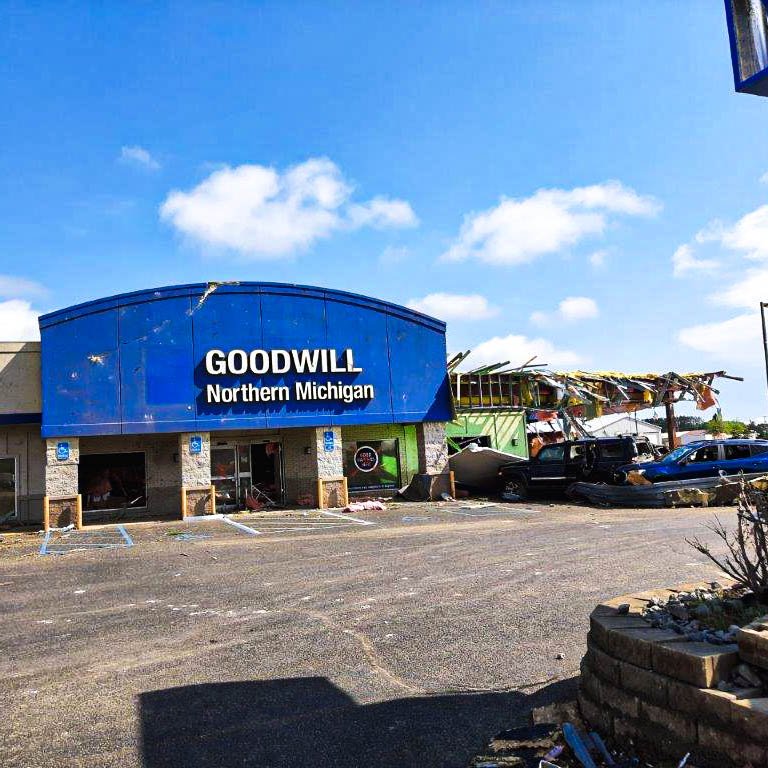 In May 2022, our store at 1396 W Main St took a direct hit from the EF-3 Gaylord tornado.