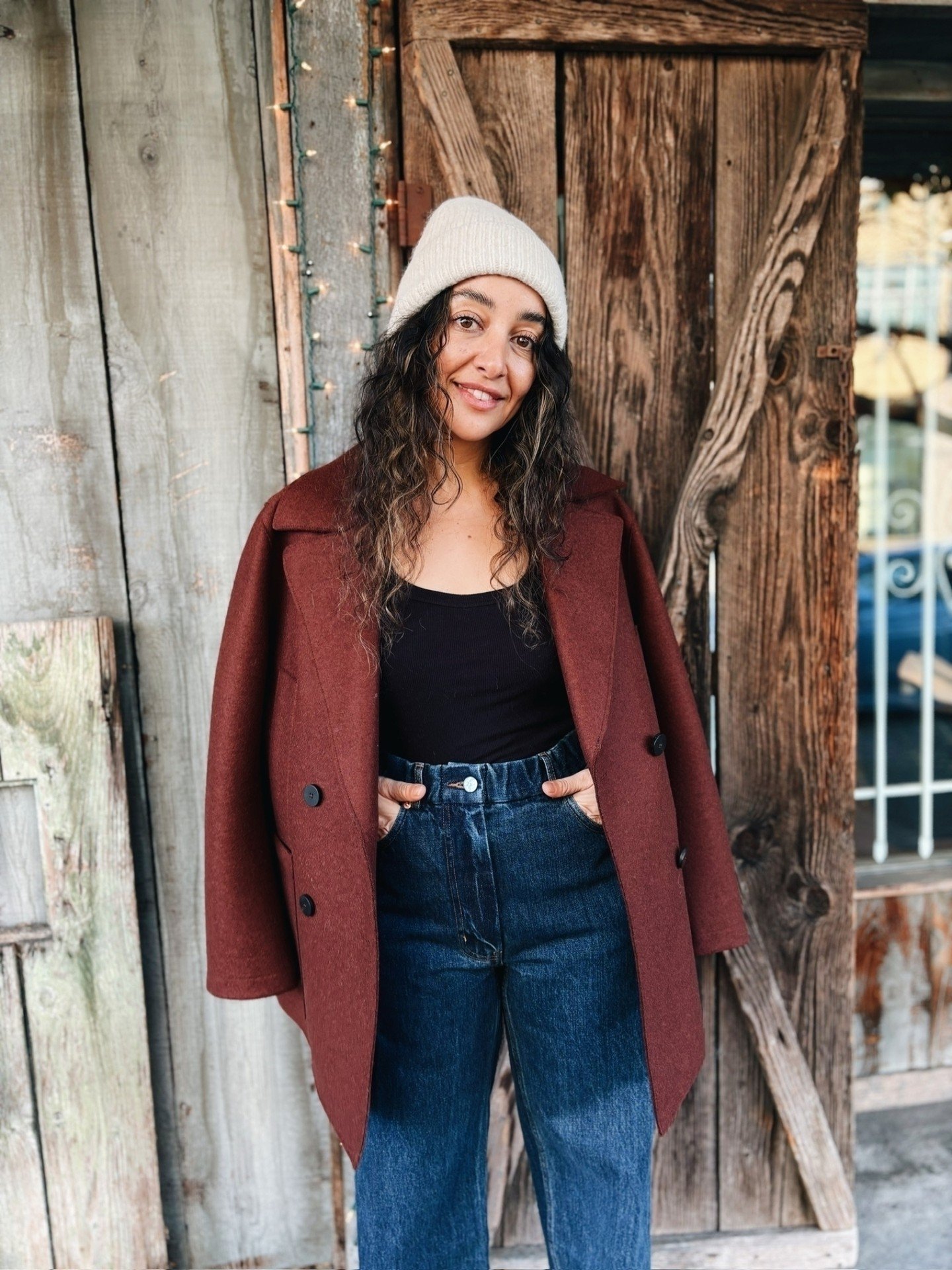 The Oversized Sailor Jacket with Quilted Lining (swipe to see!) from @harriswharflondon