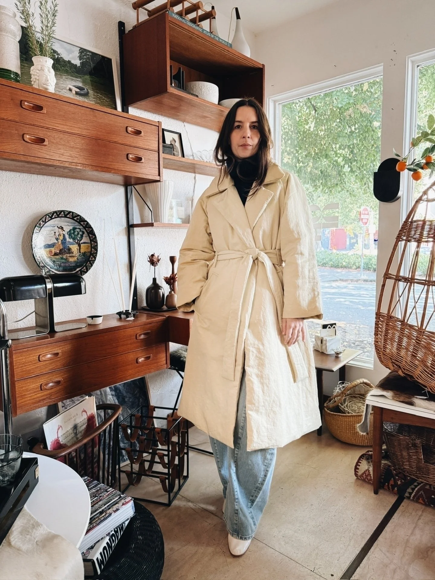 Come stay cozy with the London Jacket in Butter 🧈 from @no6store (on the sale rack!)